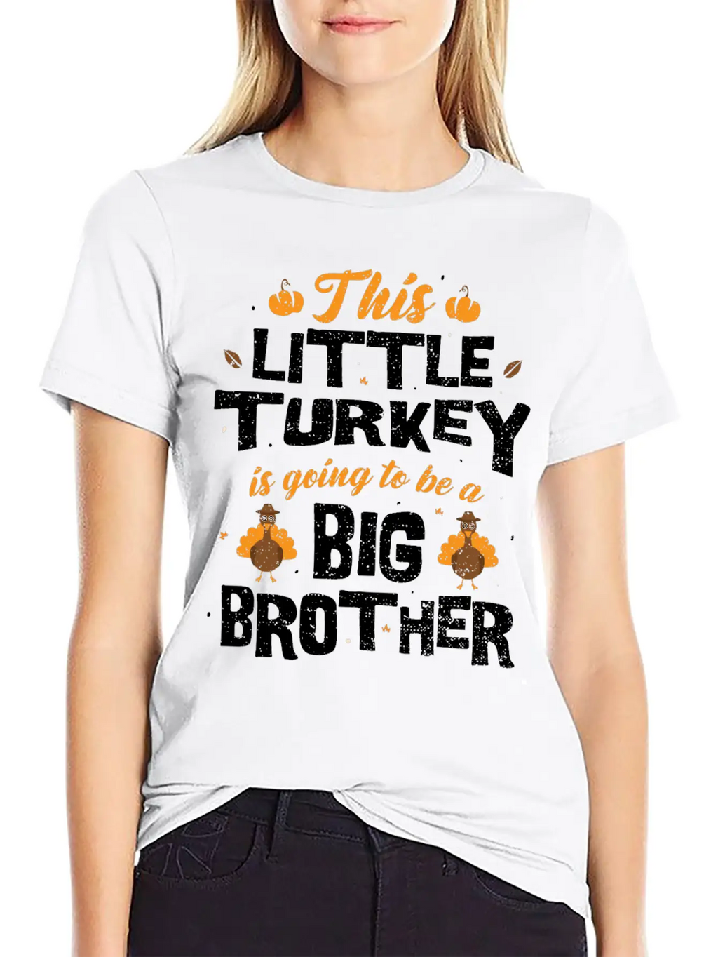 This Little Turkey Is Going To Be A Big Brother - Classic Cotton Tee – Unisex Comfort For Any Season