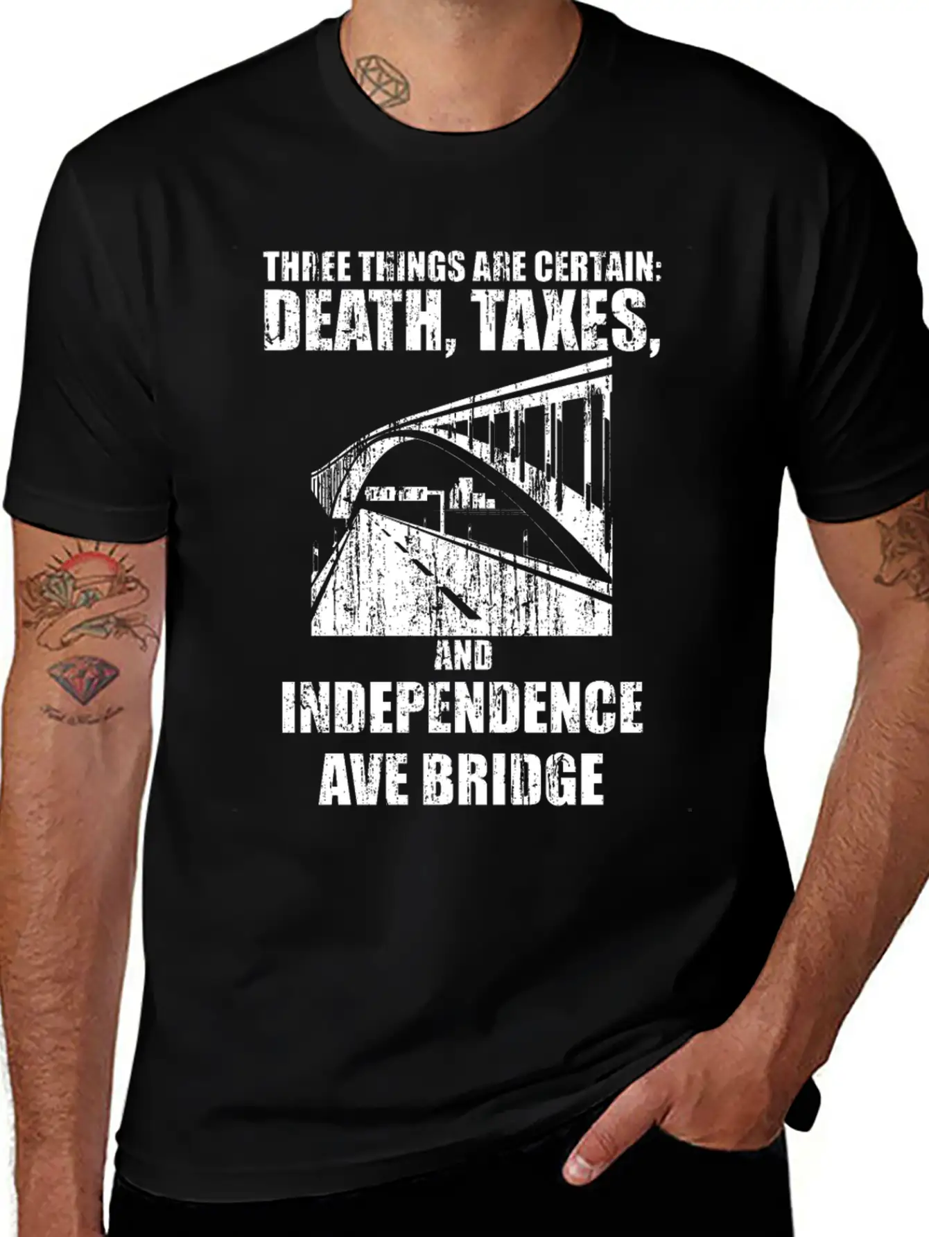 Three Things Are Certain Death Taxes And Independe Breathable Soft Cotton T-Shirt – Timeless Casual Look