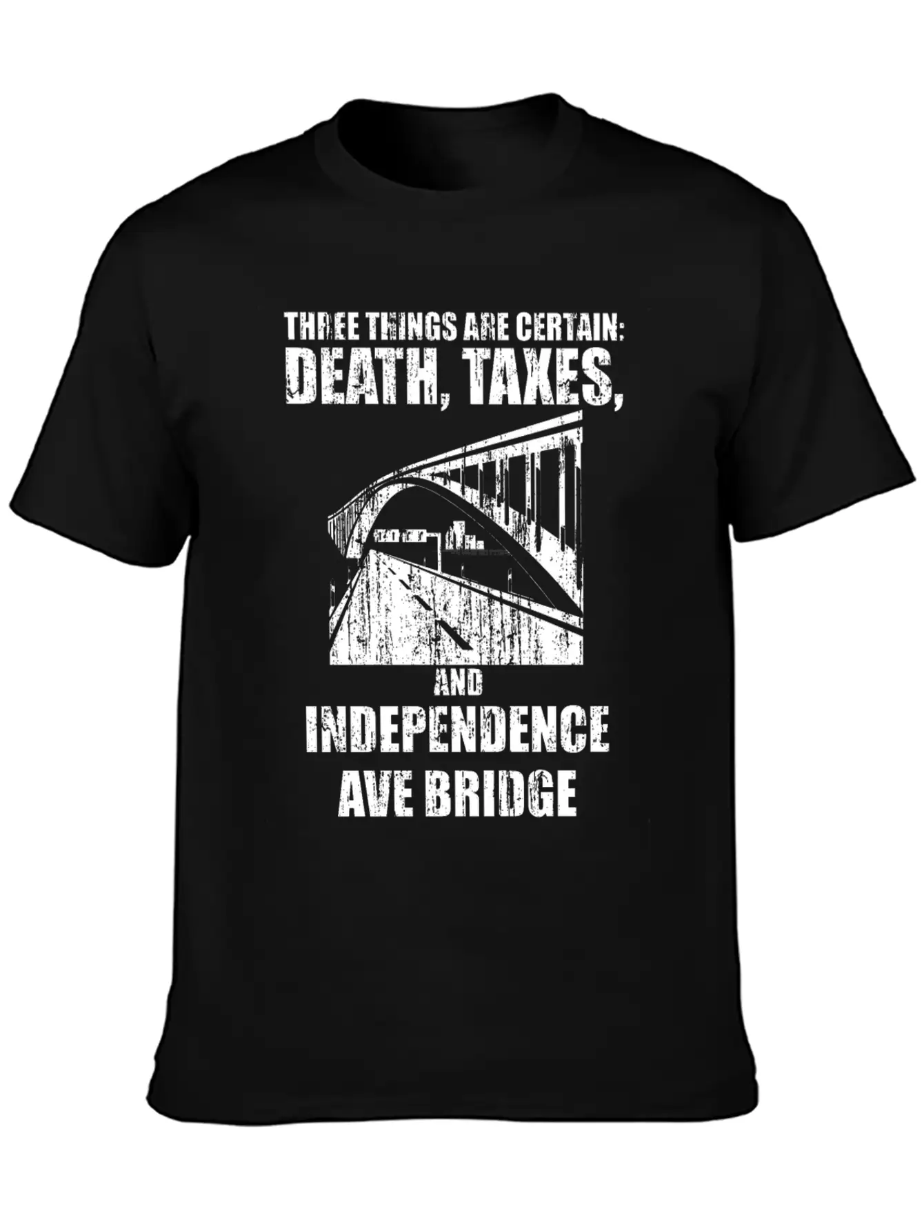Three Things Are Certain Death Taxes And Independe Breathable Soft Cotton T-Shirt – Timeless Casual Look