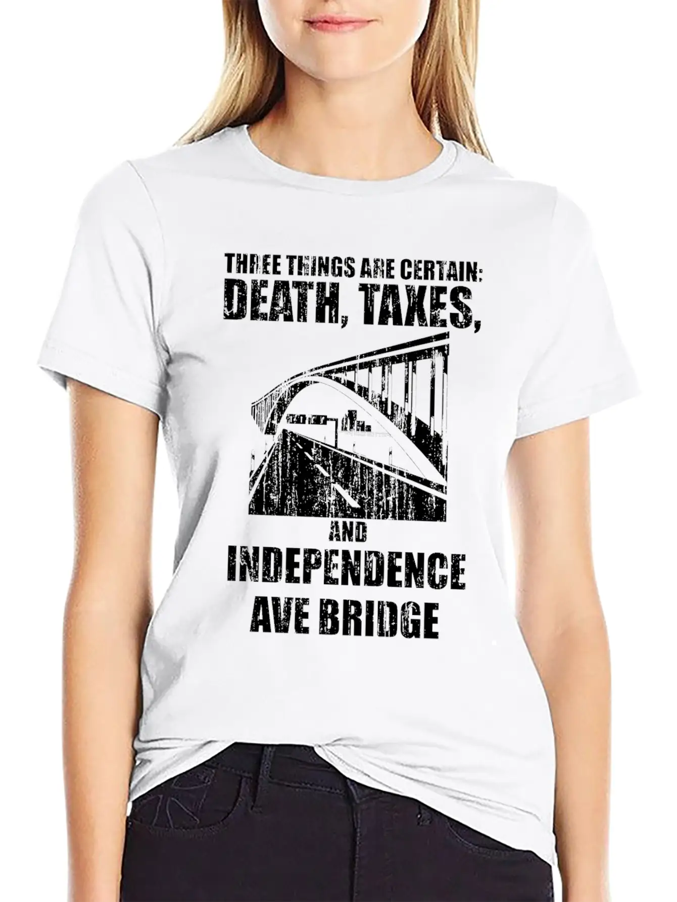 Three Things Are Certain Death Taxes And Independe Breathable Soft Cotton T-Shirt – Timeless Casual Look