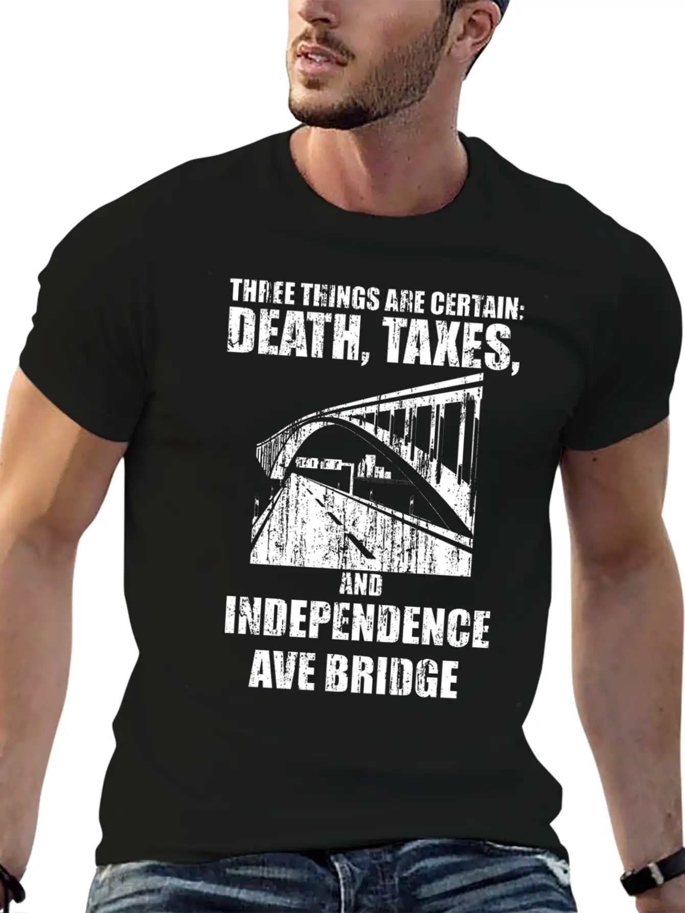 Three Things Are Certain Death Taxes And Independe Breathable Soft Cotton T-Shirt – Timeless Casual Look