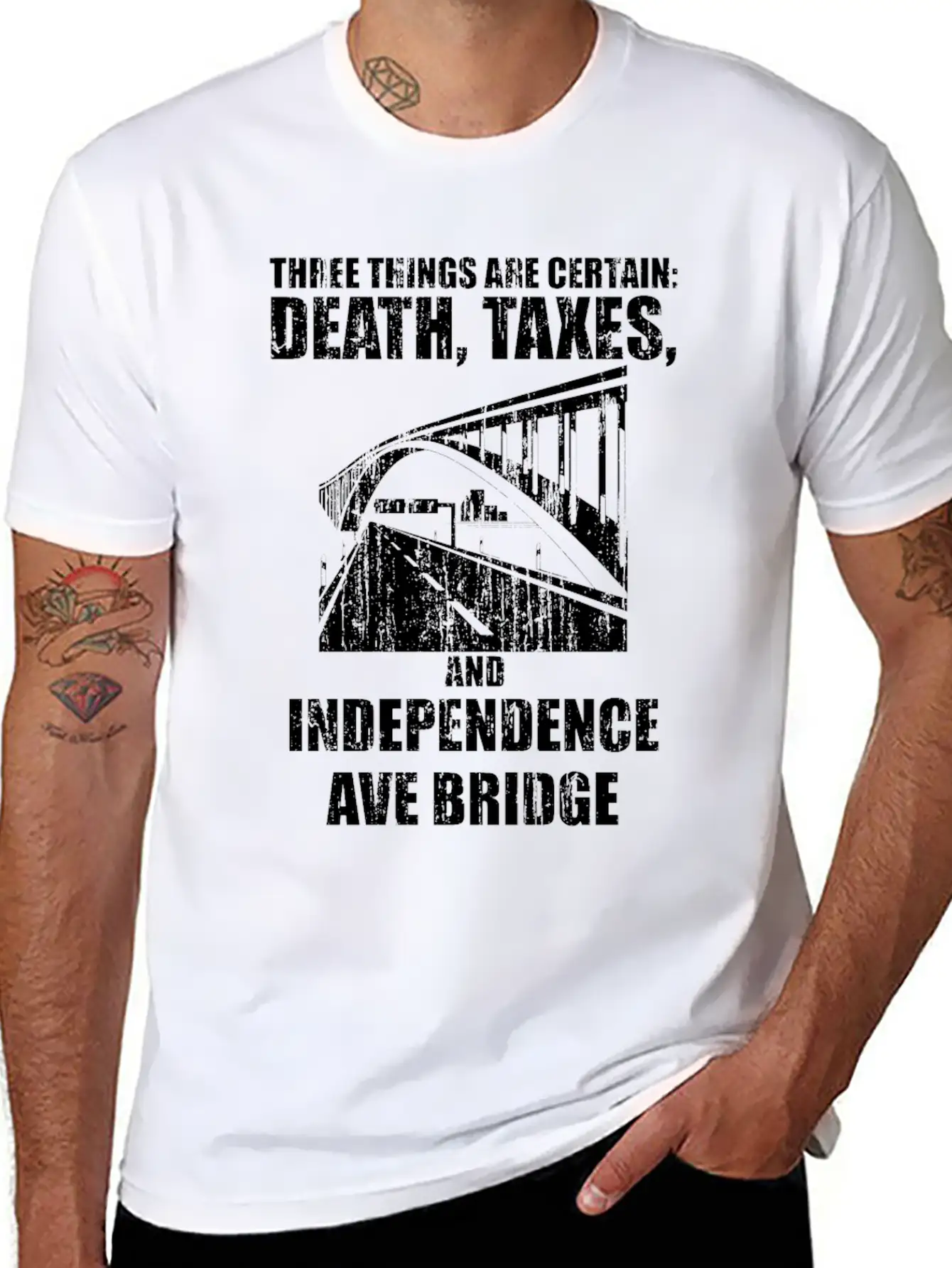 Three Things Are Certain Death Taxes And Independe Breathable Soft Cotton T-Shirt – Timeless Casual Look