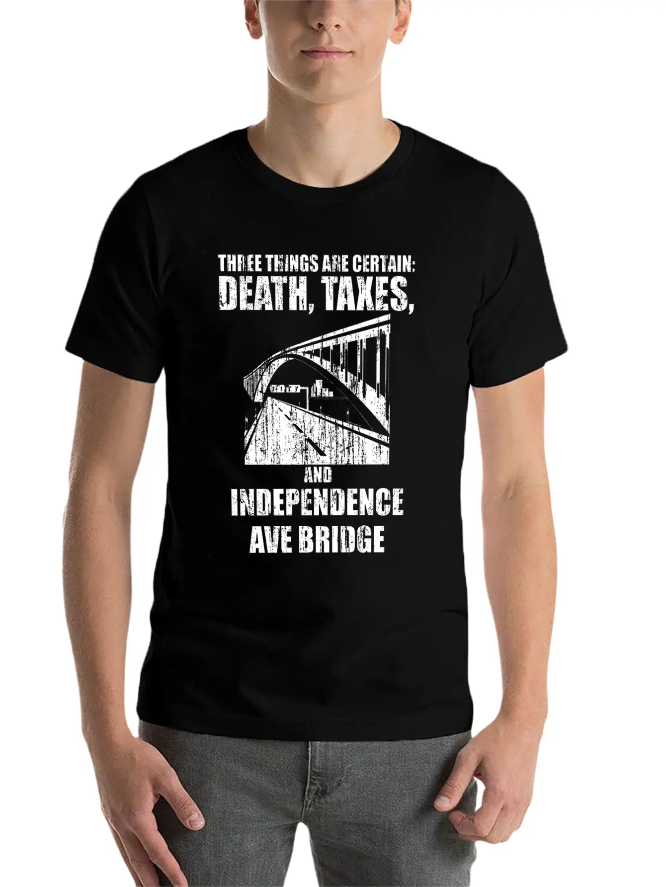 Three Things Are Certain Death Taxes And Independe Breathable Soft Cotton T-Shirt – Timeless Casual Look