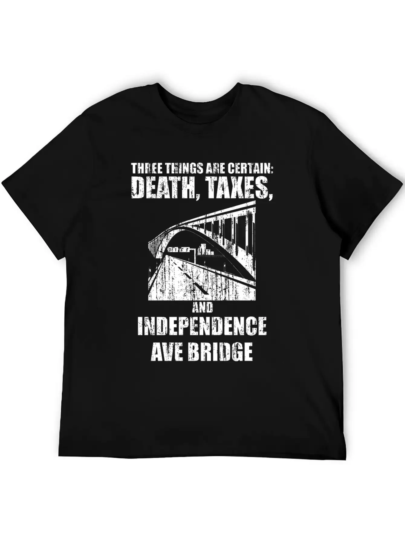 Three Things Are Certain Death Taxes And Independe Breathable Soft Cotton T-Shirt – Timeless Casual Look