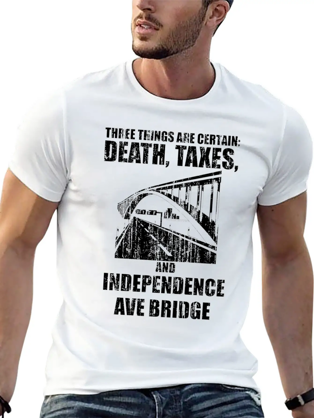 Three Things Are Certain Death Taxes And Independe Breathable Soft Cotton T-Shirt – Timeless Casual Look