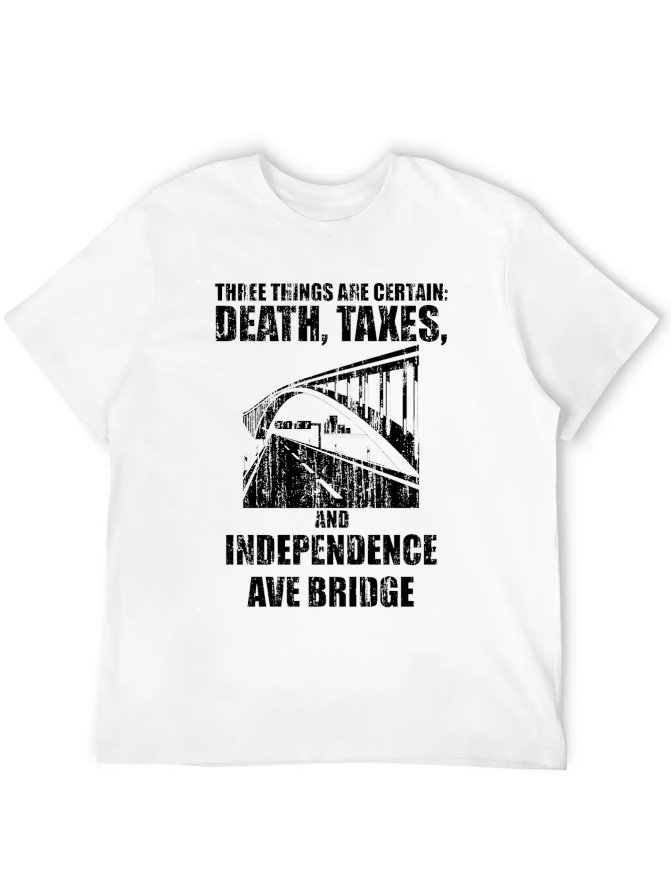 Three Things Are Certain Death Taxes And Independe Breathable Soft Cotton T-Shirt – Timeless Casual Look