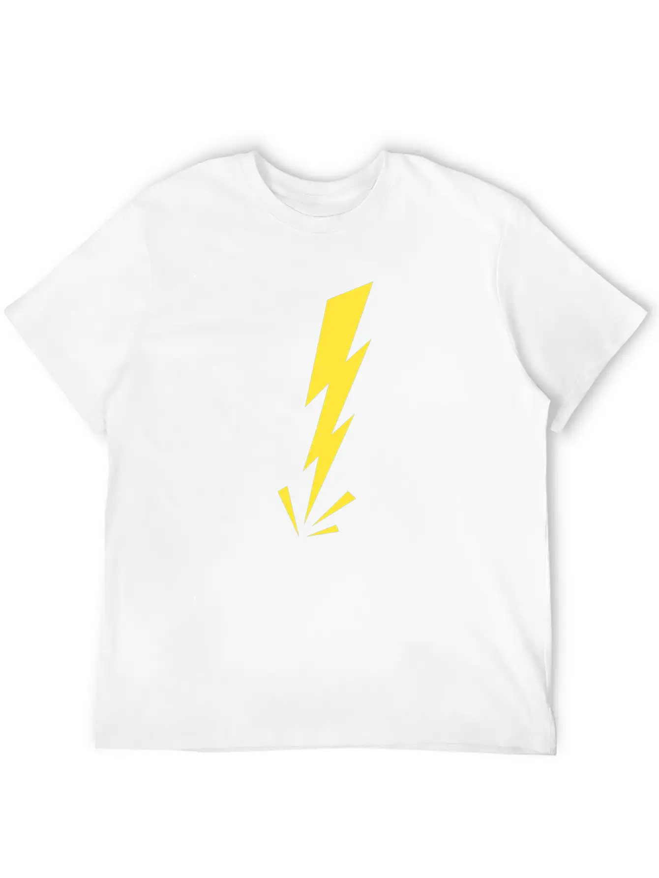 Thunder Lightning Bolt Angry Warning Gift Idea Classic Cotton Tee – Unisex Comfort For Any Season
