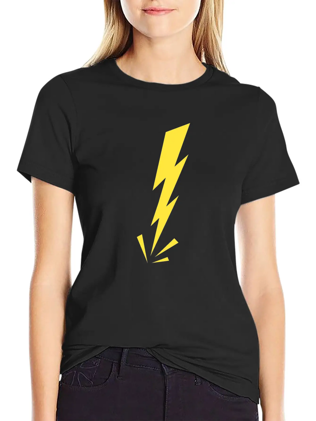 Thunder Lightning Bolt Angry Warning Gift Idea Classic Cotton Tee – Unisex Comfort For Any Season
