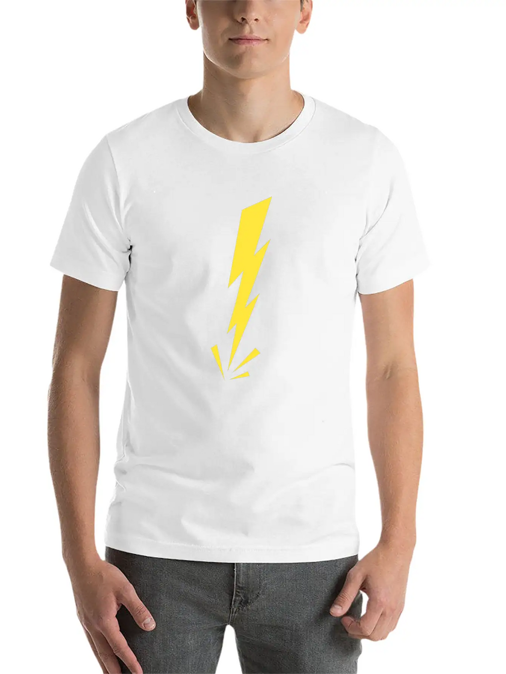 Thunder Lightning Bolt Angry Warning Gift Idea Classic Cotton Tee – Unisex Comfort For Any Season