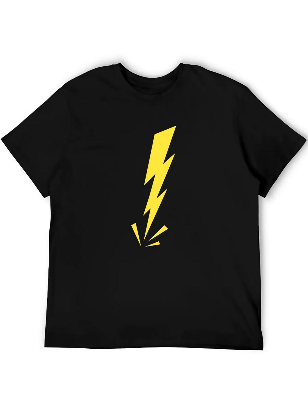Thunder Lightning Bolt Angry Warning Gift Idea Classic Cotton Tee – Unisex Comfort For Any Season