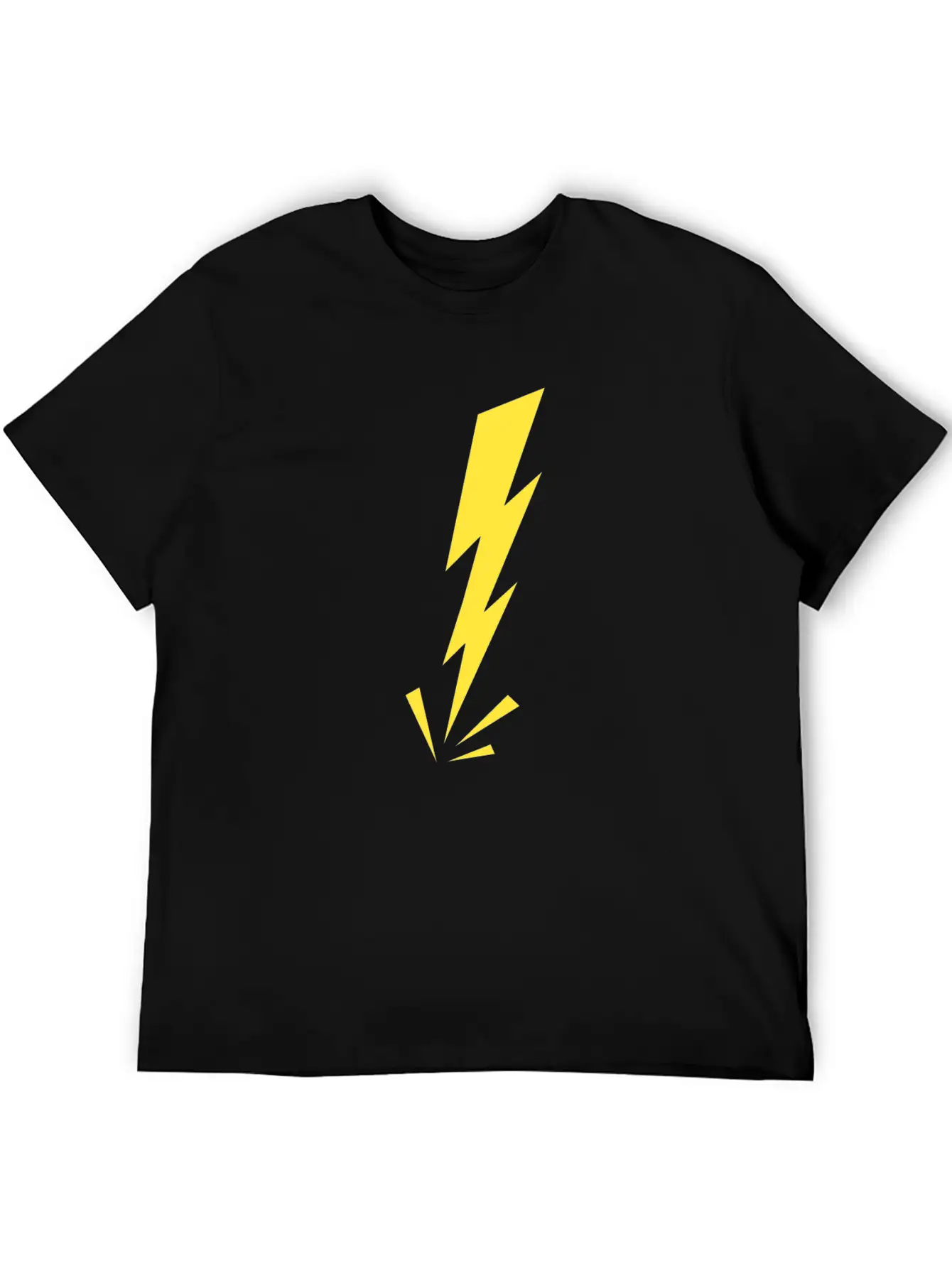 Thunder Lightning Bolt Angry Warning Gift Idea Classic Cotton Tee – Unisex Comfort For Any Season