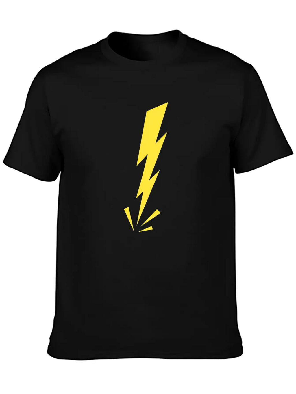 Thunder Lightning Bolt Angry Warning Gift Idea Classic Cotton Tee – Unisex Comfort For Any Season