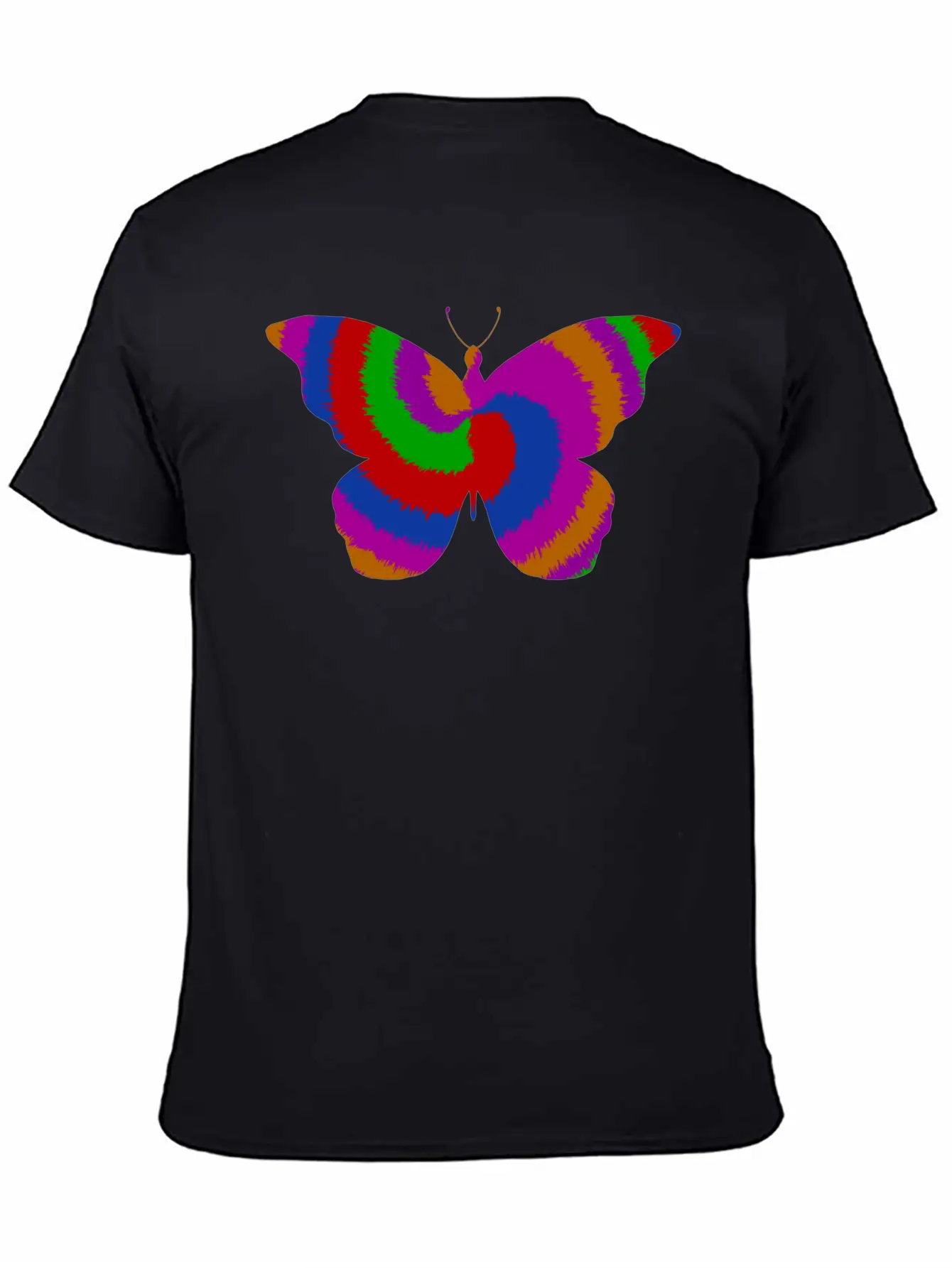 Tie DyeButterfly Design Timeless Short Sleeve Tee – Comfy And Minimalist Design
