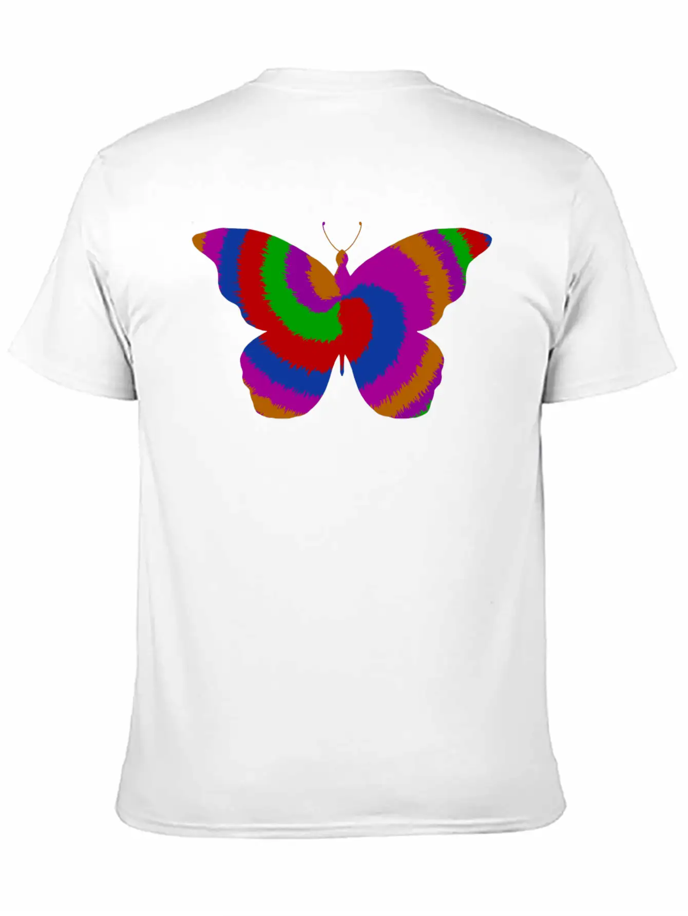Tie DyeButterfly Design Timeless Short Sleeve Tee – Comfy And Minimalist Design