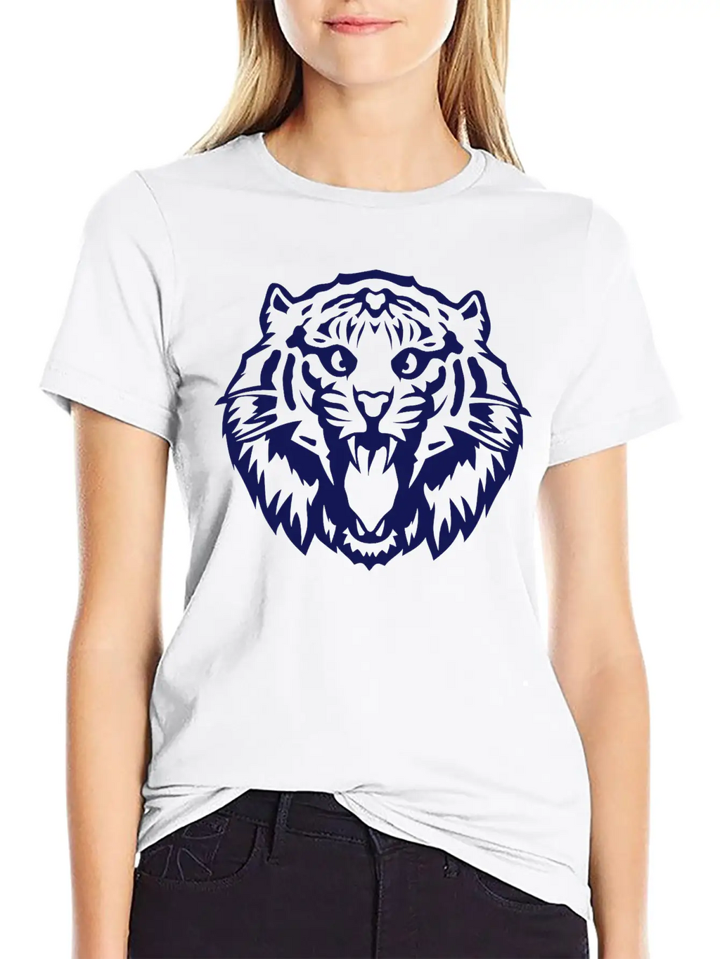 Tiger _2502 Basic Graphic T-Shirt – Daily Comfort In Soft Cotton