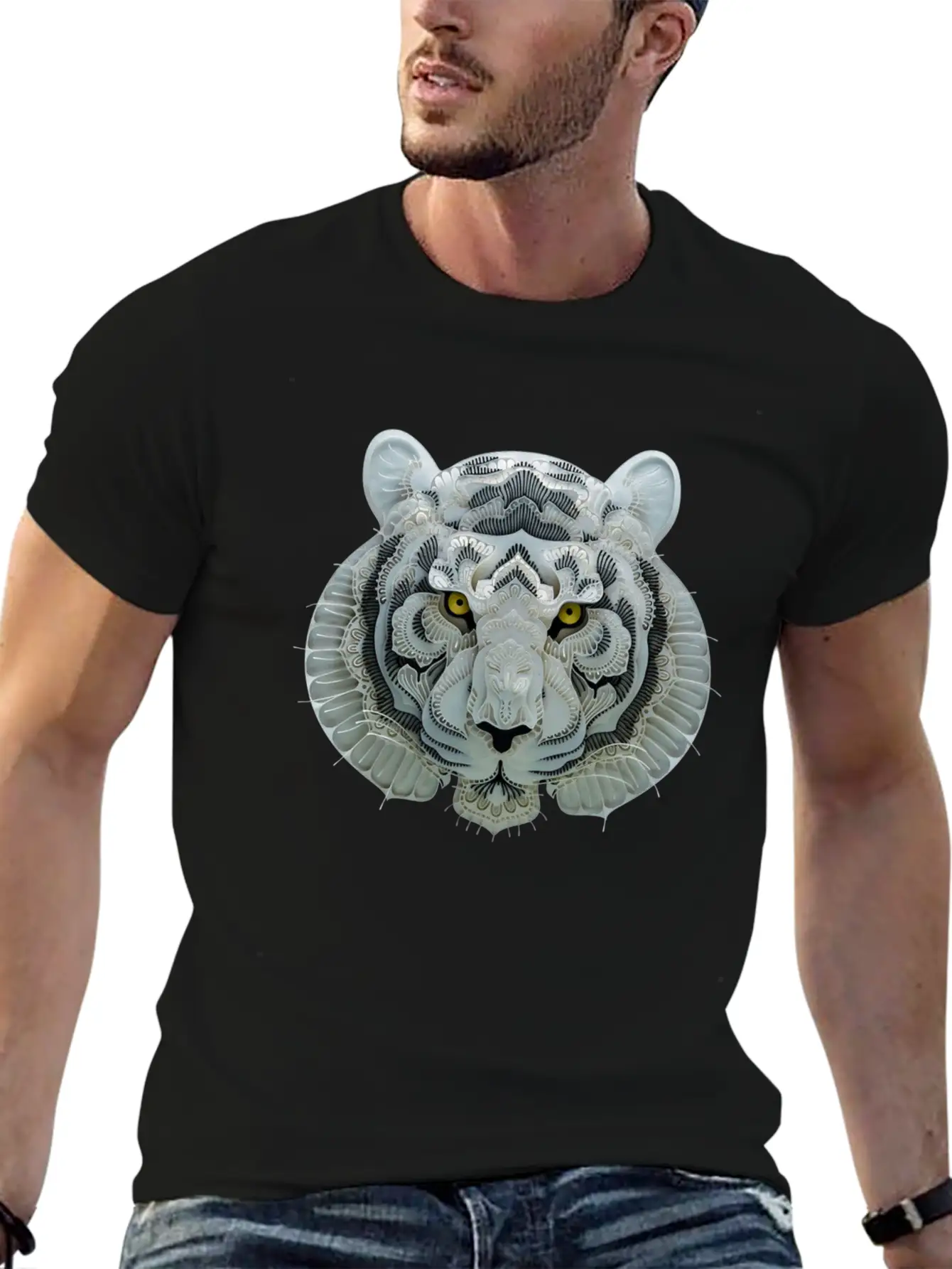 Tiger Basic Graphic T-Shirt – Daily Comfort In Soft Cotton