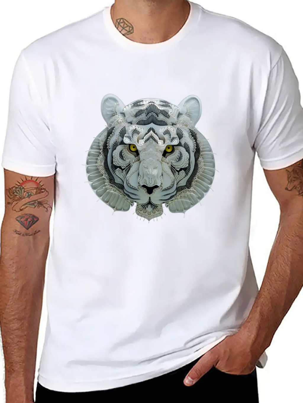Tiger Basic Graphic T-Shirt – Daily Comfort In Soft Cotton