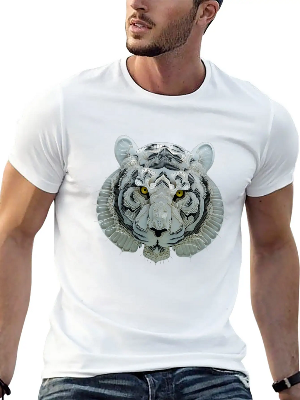 Tiger Basic Graphic T-Shirt – Daily Comfort In Soft Cotton