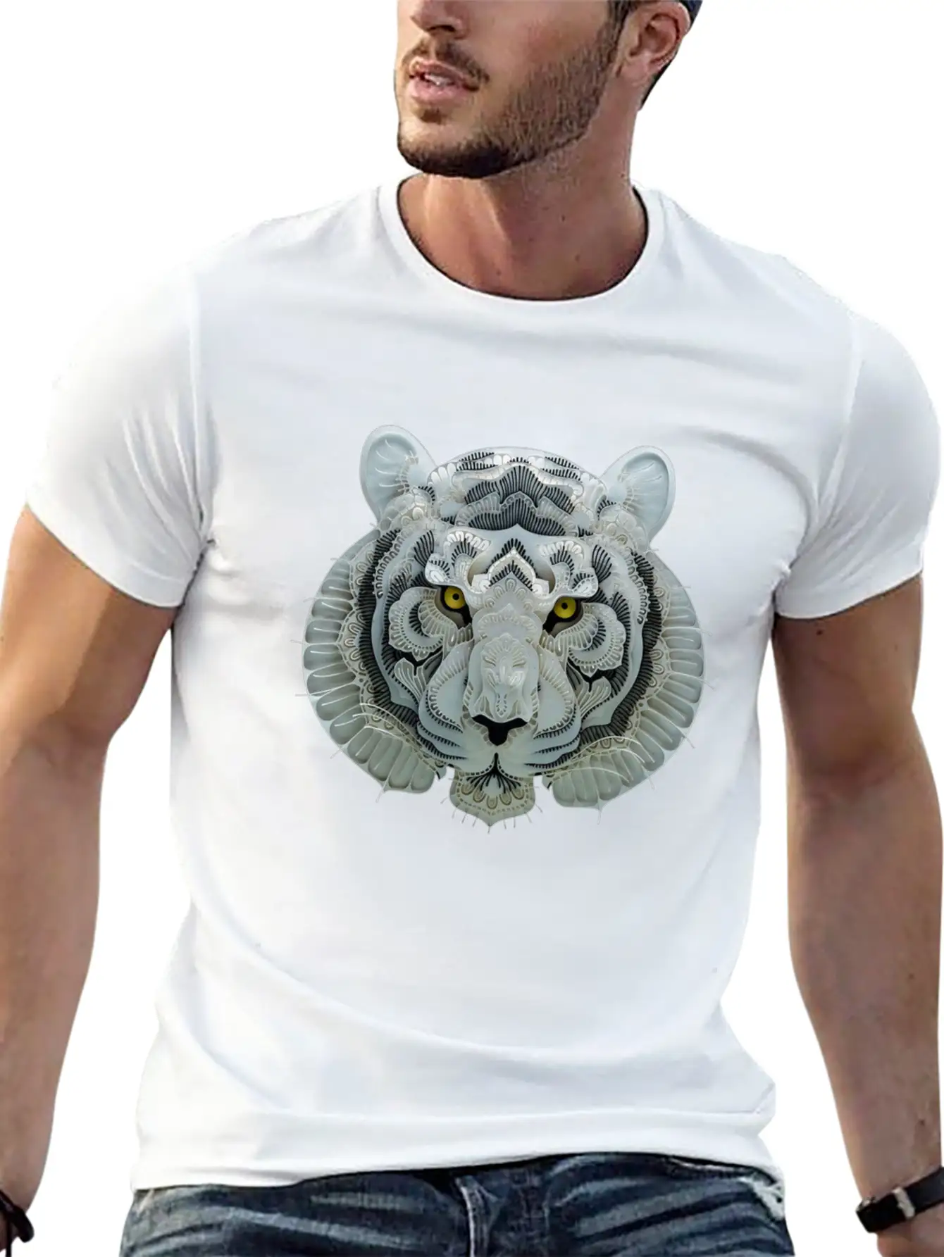 Tiger Basic Graphic T-Shirt – Daily Comfort In Soft Cotton