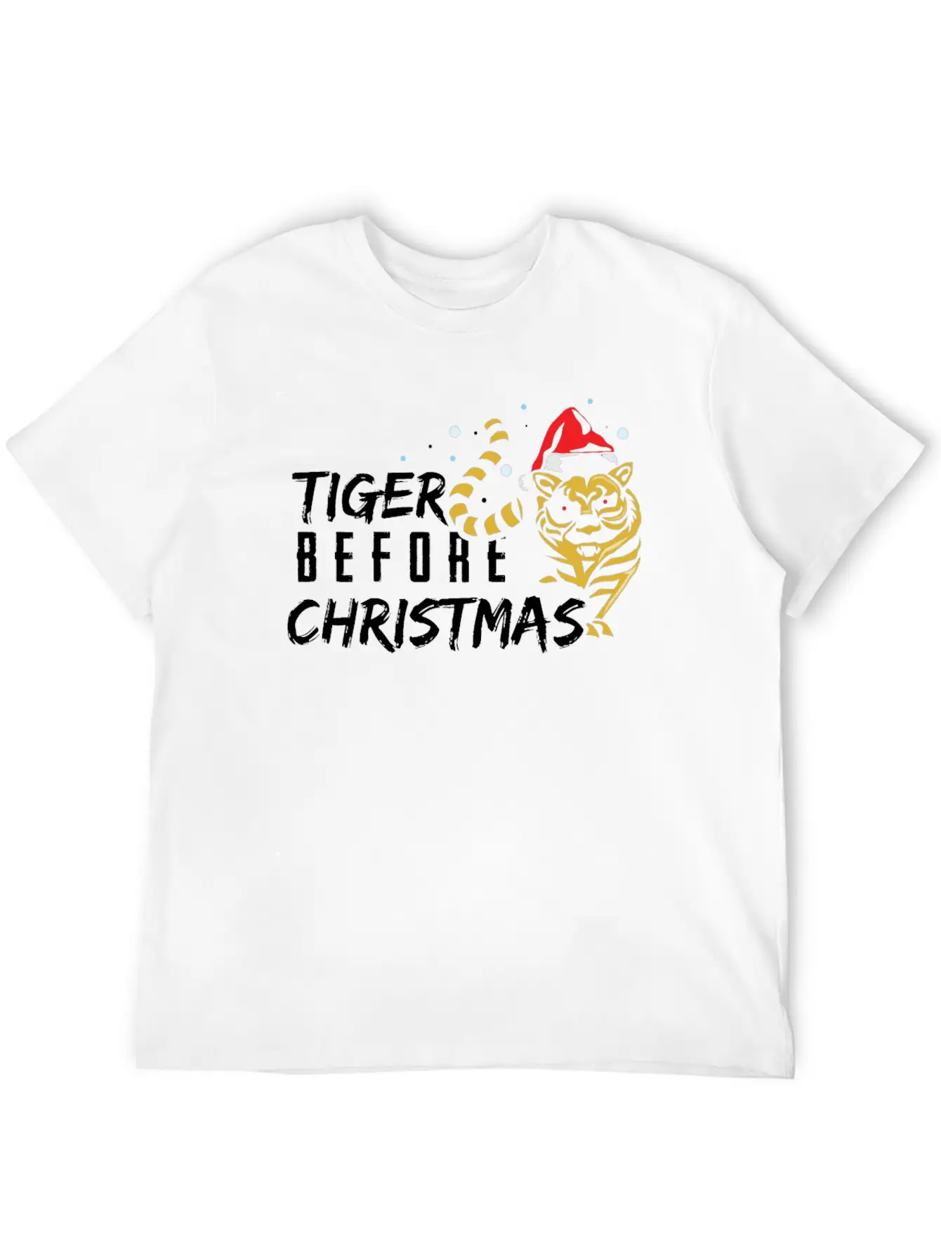 Tiger Before Christmas Classic Cotton Tee – Unisex Comfort For Any Season