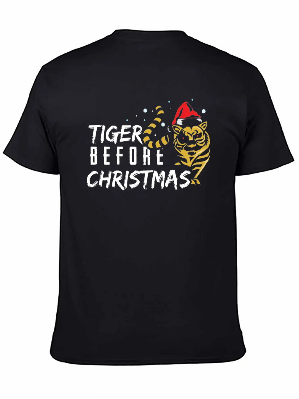 Tiger Before Christmas Classic Cotton Tee – Unisex Comfort For Any Season