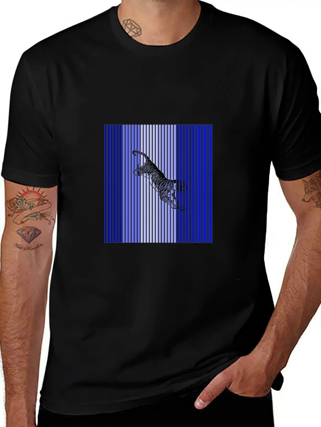 Tiger Breathable Graphic T-Shirt – Perfect For Casual Days