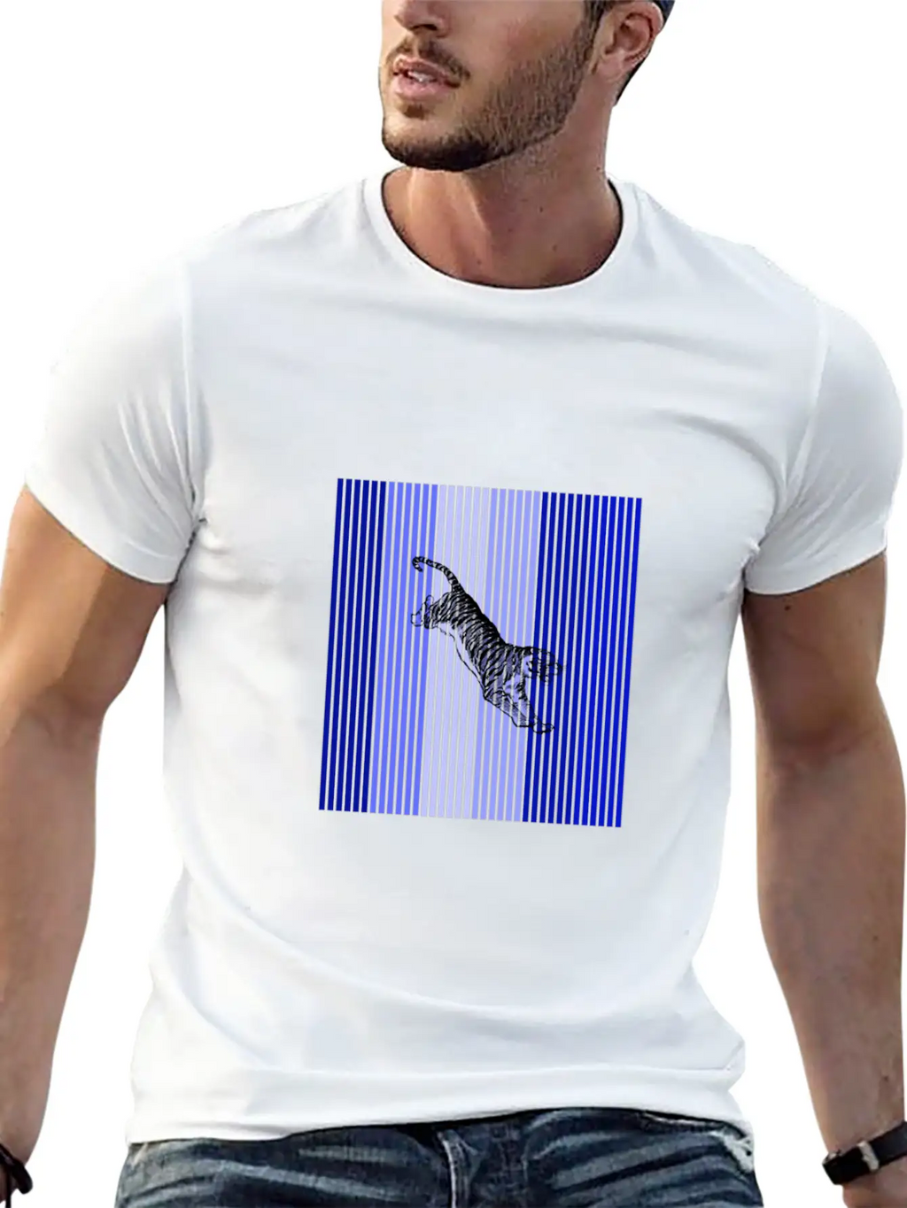 Tiger Breathable Graphic T-Shirt – Perfect For Casual Days