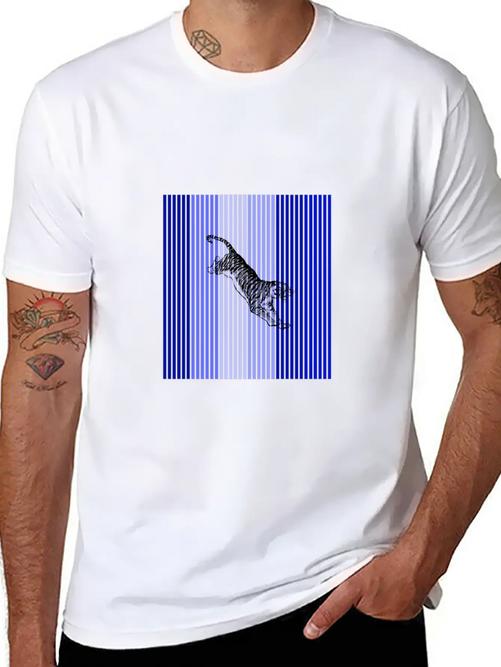 Tiger Breathable Graphic T-Shirt – Perfect For Casual Days