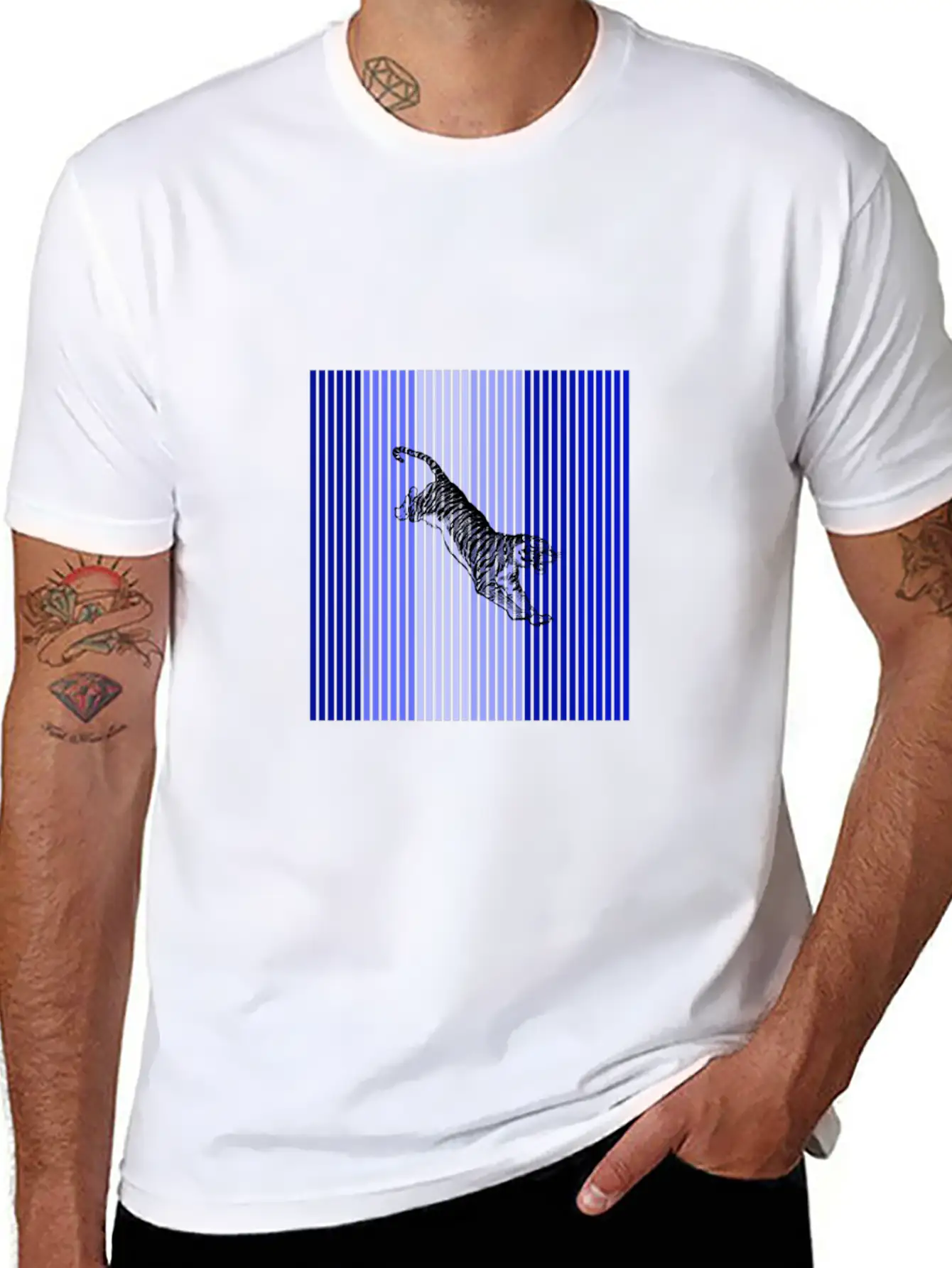 Tiger Breathable Graphic T-Shirt – Perfect For Casual Days