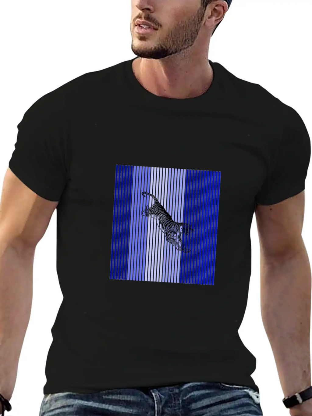 Tiger Breathable Graphic T-Shirt – Perfect For Casual Days