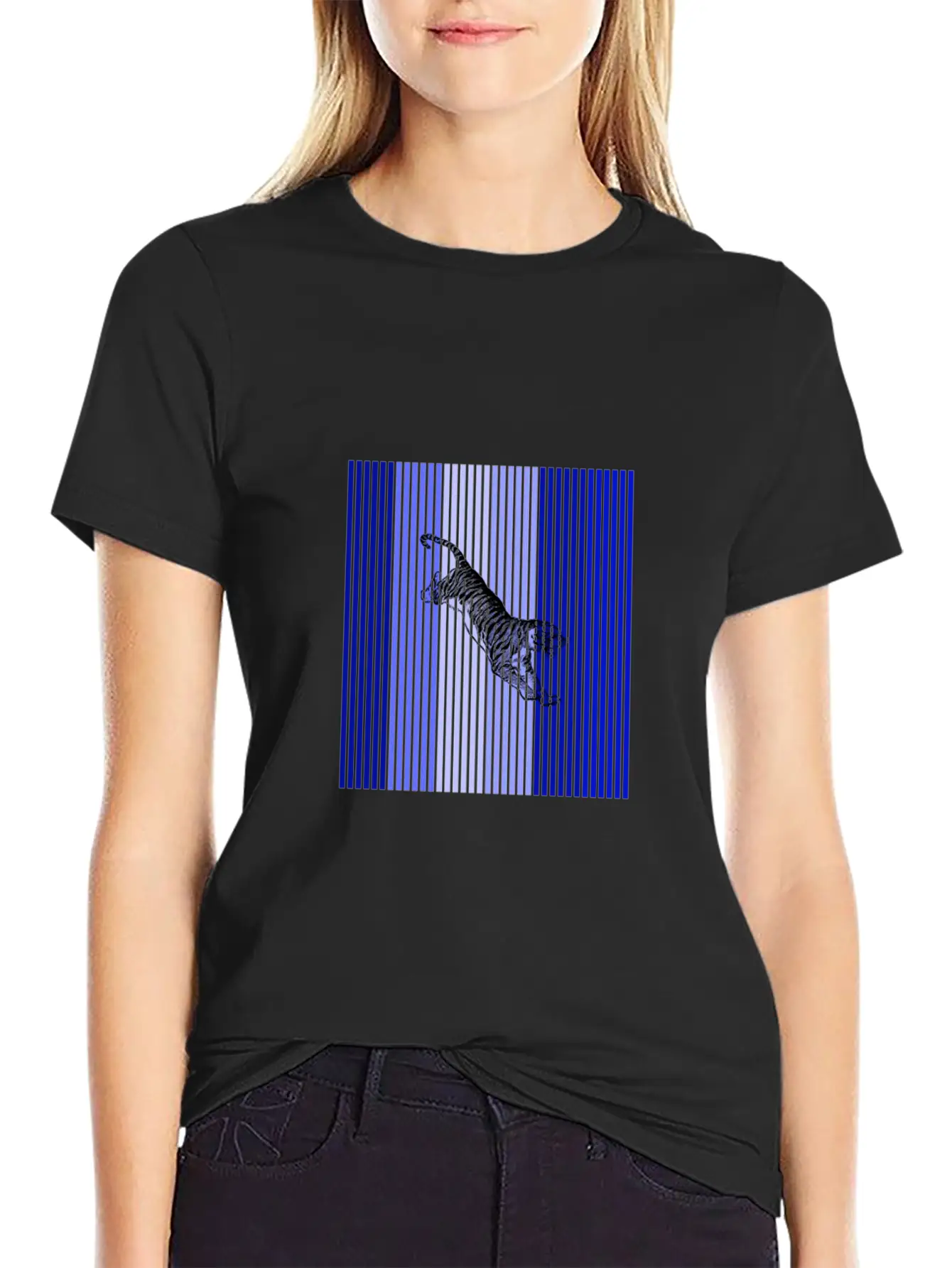 Tiger Breathable Graphic T-Shirt – Perfect For Casual Days