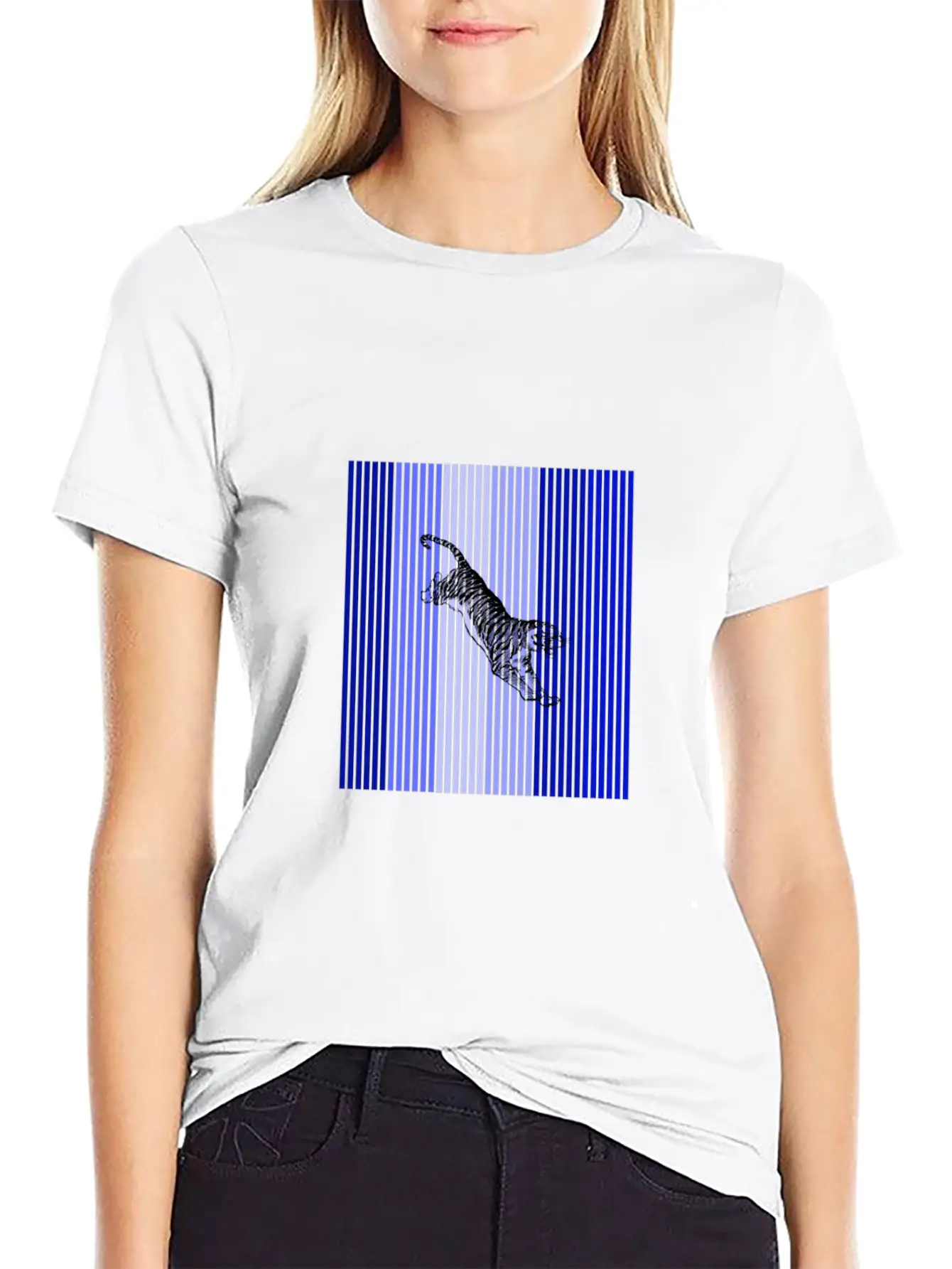 Tiger Breathable Graphic T-Shirt – Perfect For Casual Days