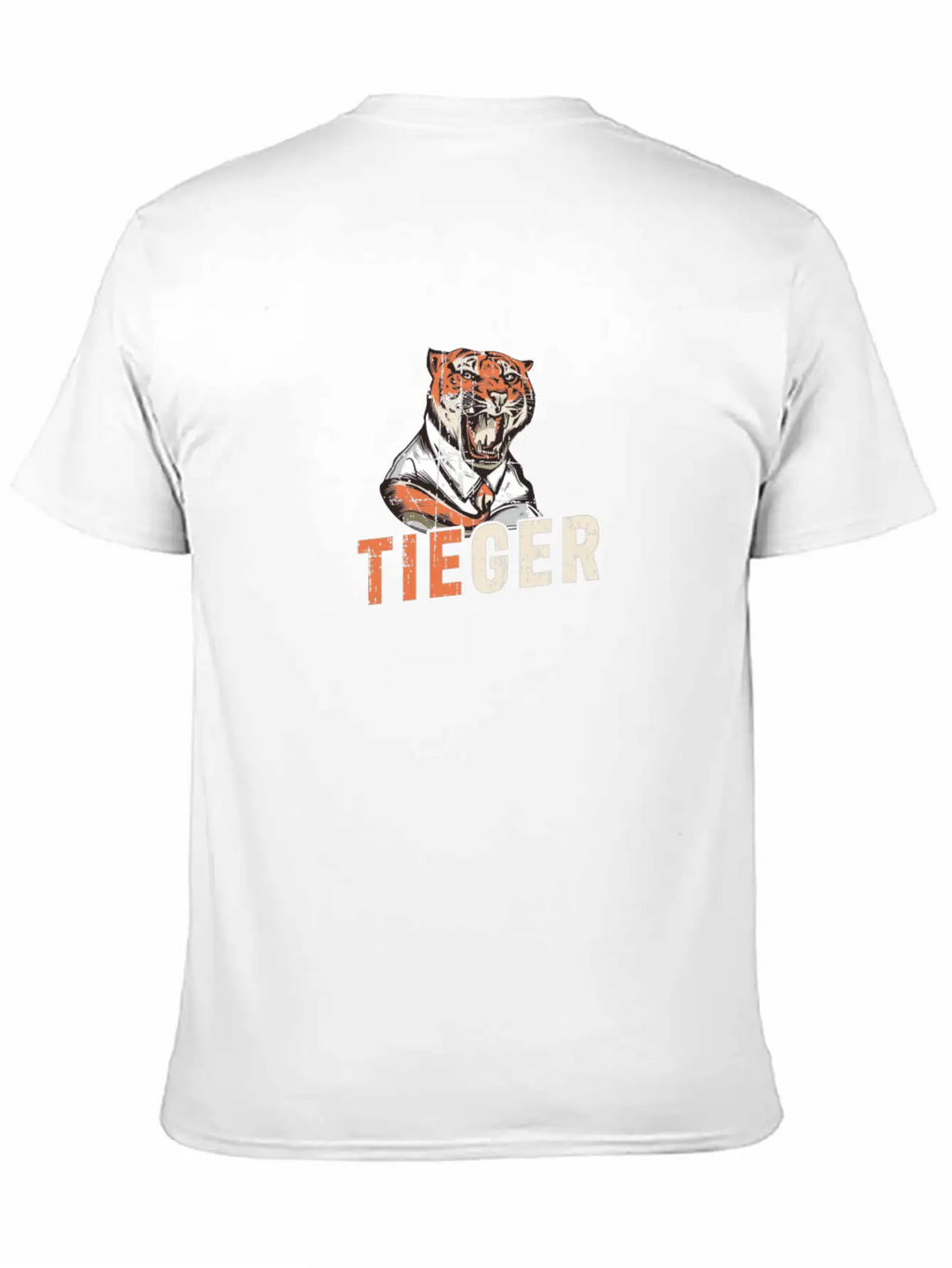 Tiger Design For Business Man Relaxed Everyday Tee – Lightweight And Durable Cotton
