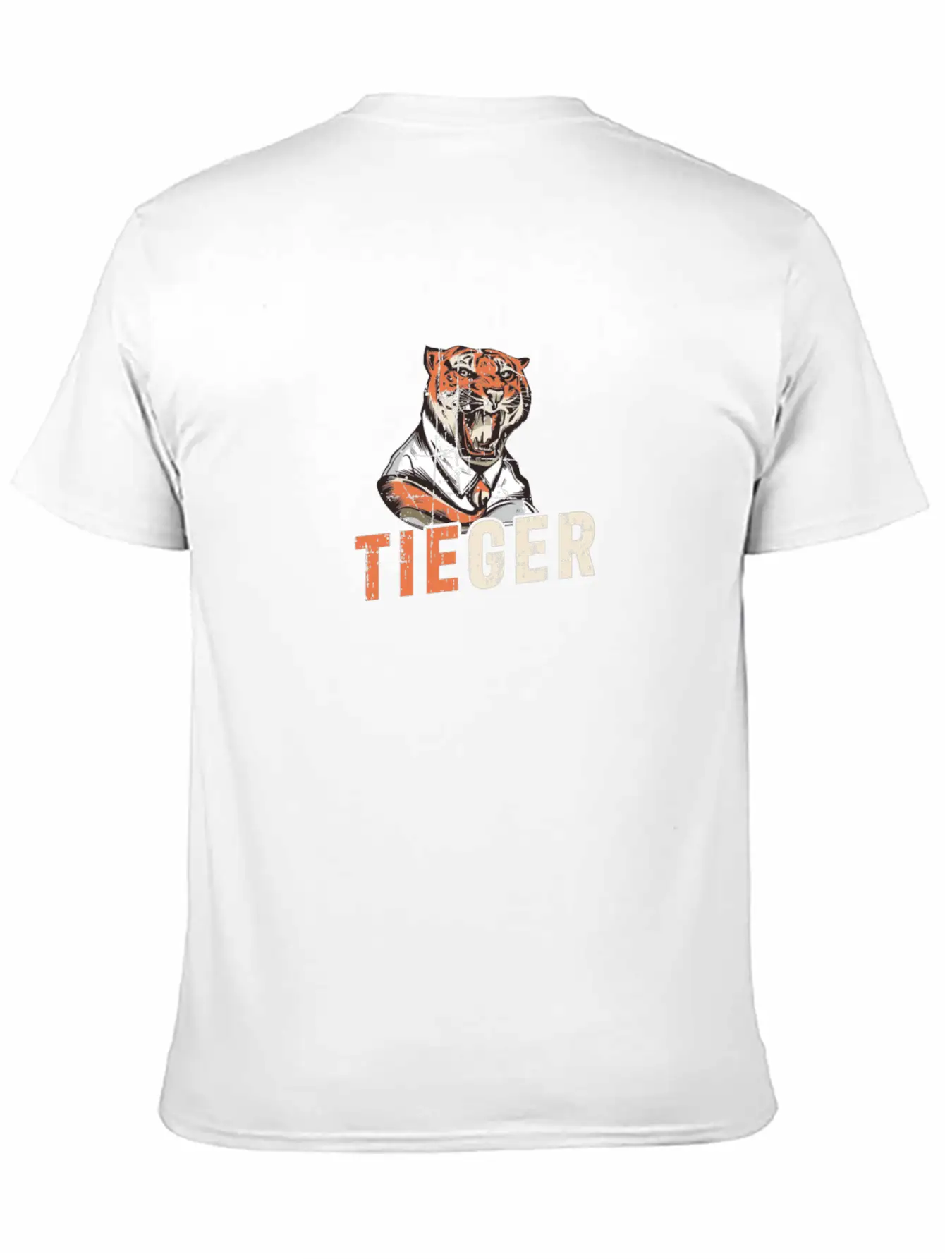Tiger Design For Business Man Relaxed Everyday Tee – Lightweight And Durable Cotton