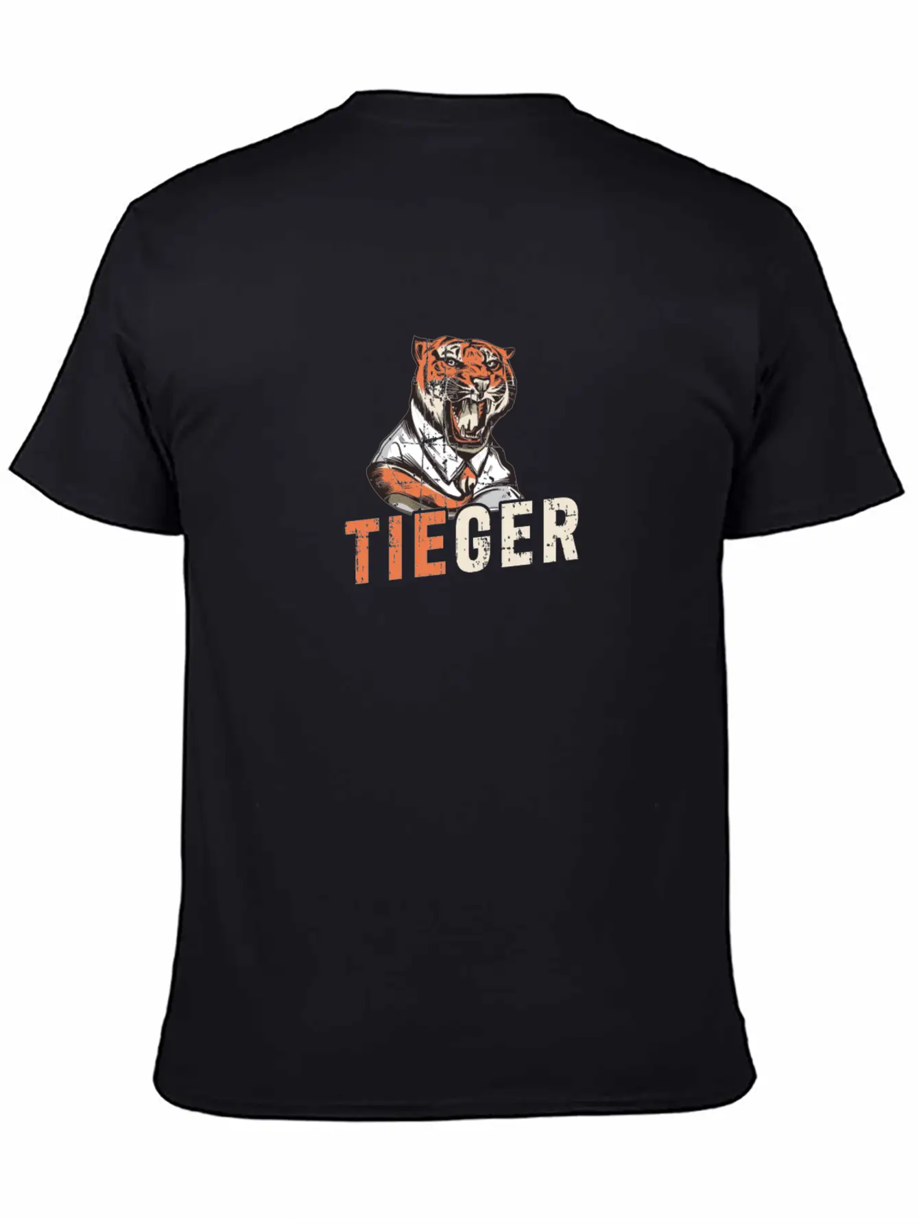 Tiger Design For Business Man Relaxed Everyday Tee – Lightweight And Durable Cotton