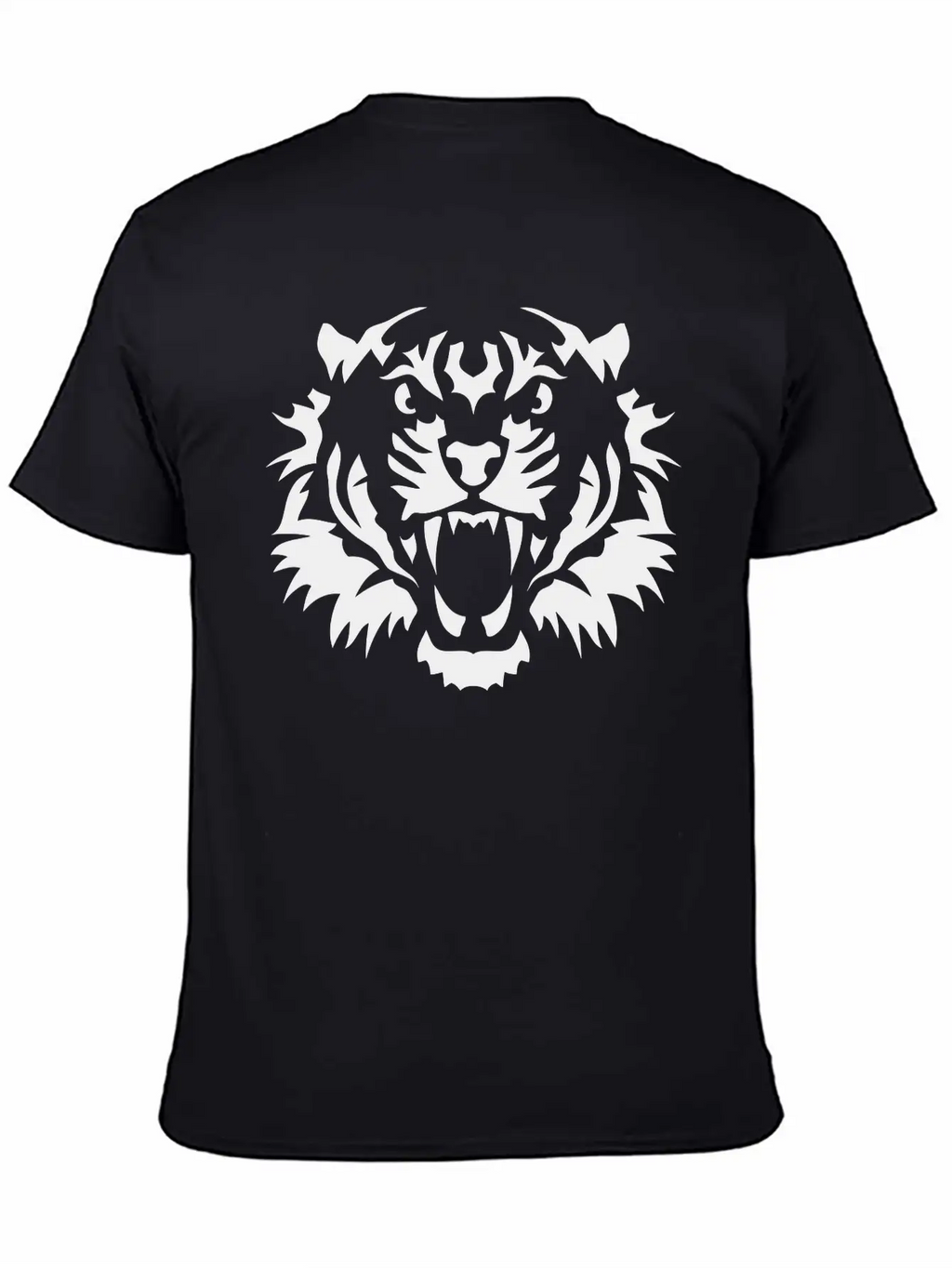Tiger Head 10090 Wild Animals Basic Graphic T-Shirt – Daily Comfort In Soft Cotton