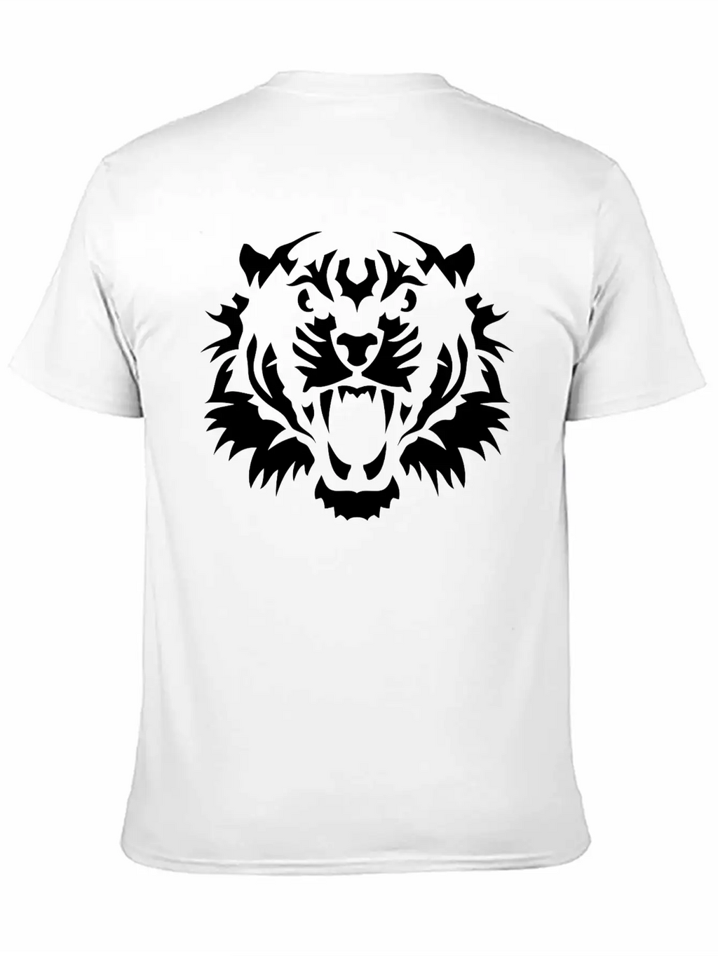 Tiger Head 10090 Wild Animals Basic Graphic T-Shirt – Daily Comfort In Soft Cotton