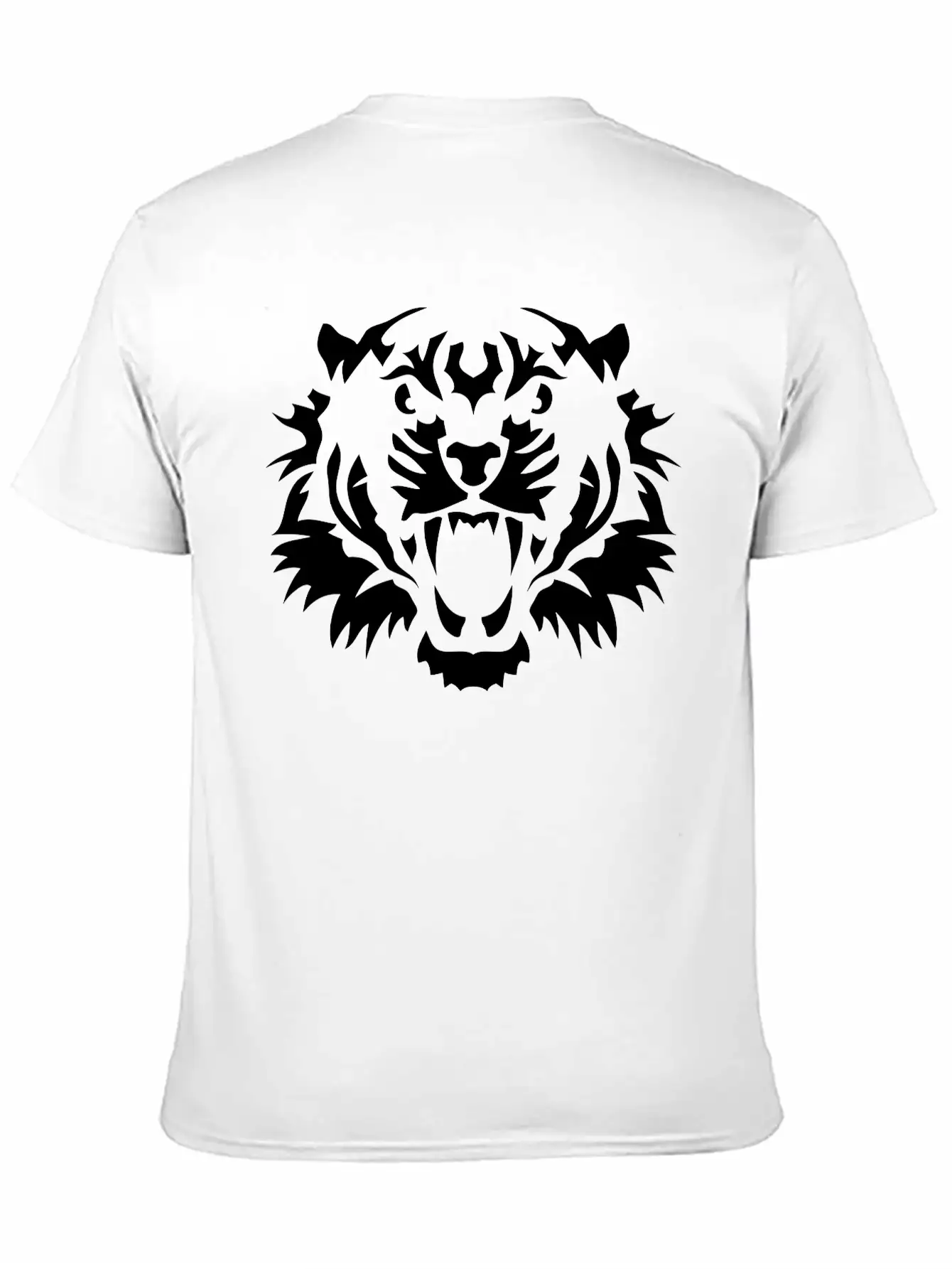 Tiger Head 10090 Wild Animals Basic Graphic T-Shirt – Daily Comfort In Soft Cotton