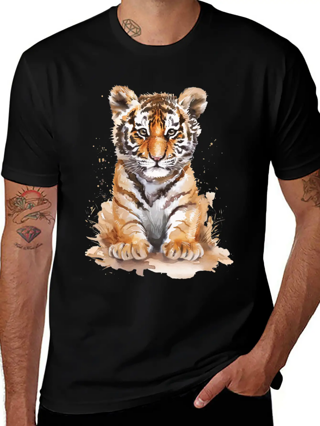 Tiger Unisex Casual T-Shirt – Clean Design For Daily Comfort