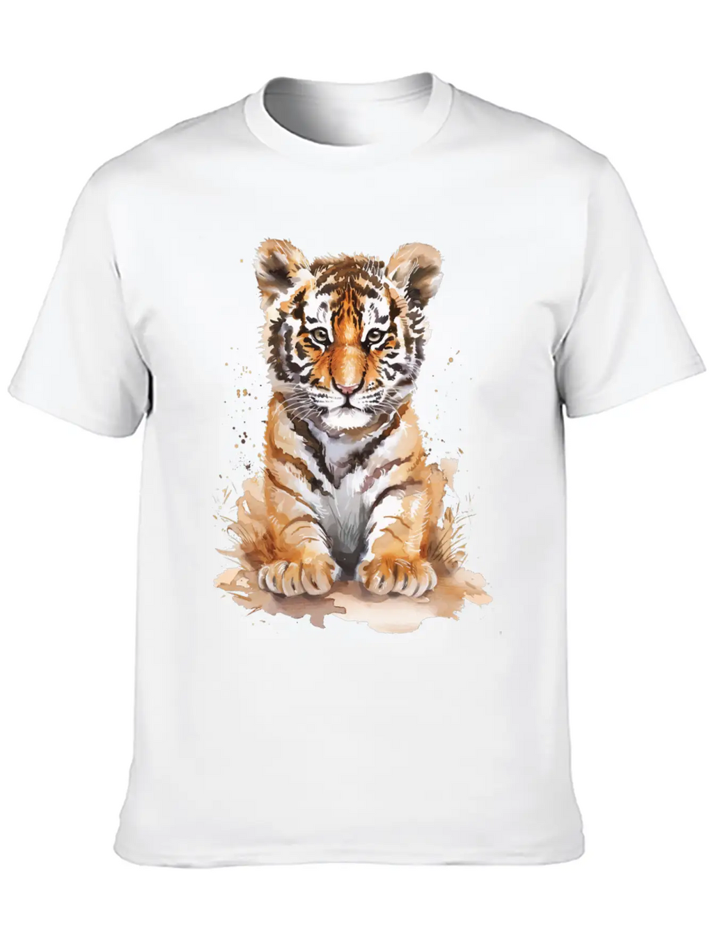 Tiger Unisex Casual T-Shirt – Clean Design For Daily Comfort