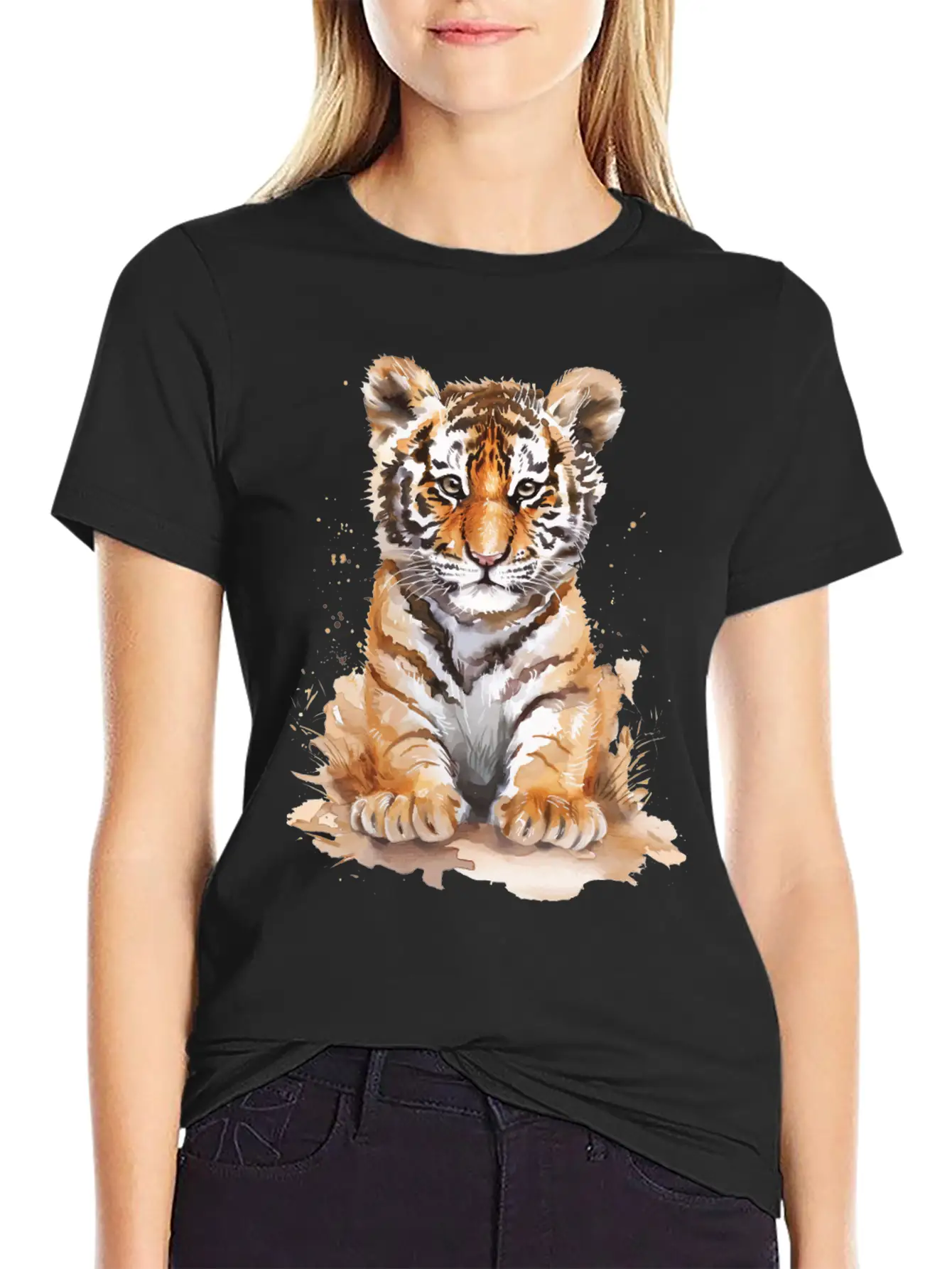 Tiger Unisex Casual T-Shirt – Clean Design For Daily Comfort