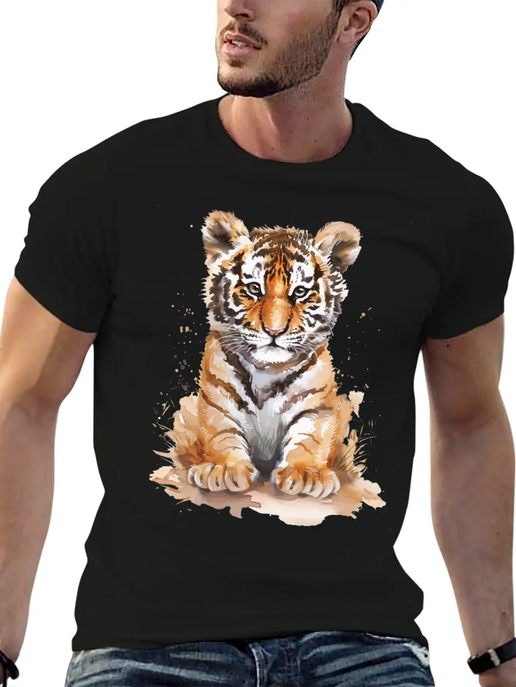Tiger Unisex Casual T-Shirt – Clean Design For Daily Comfort