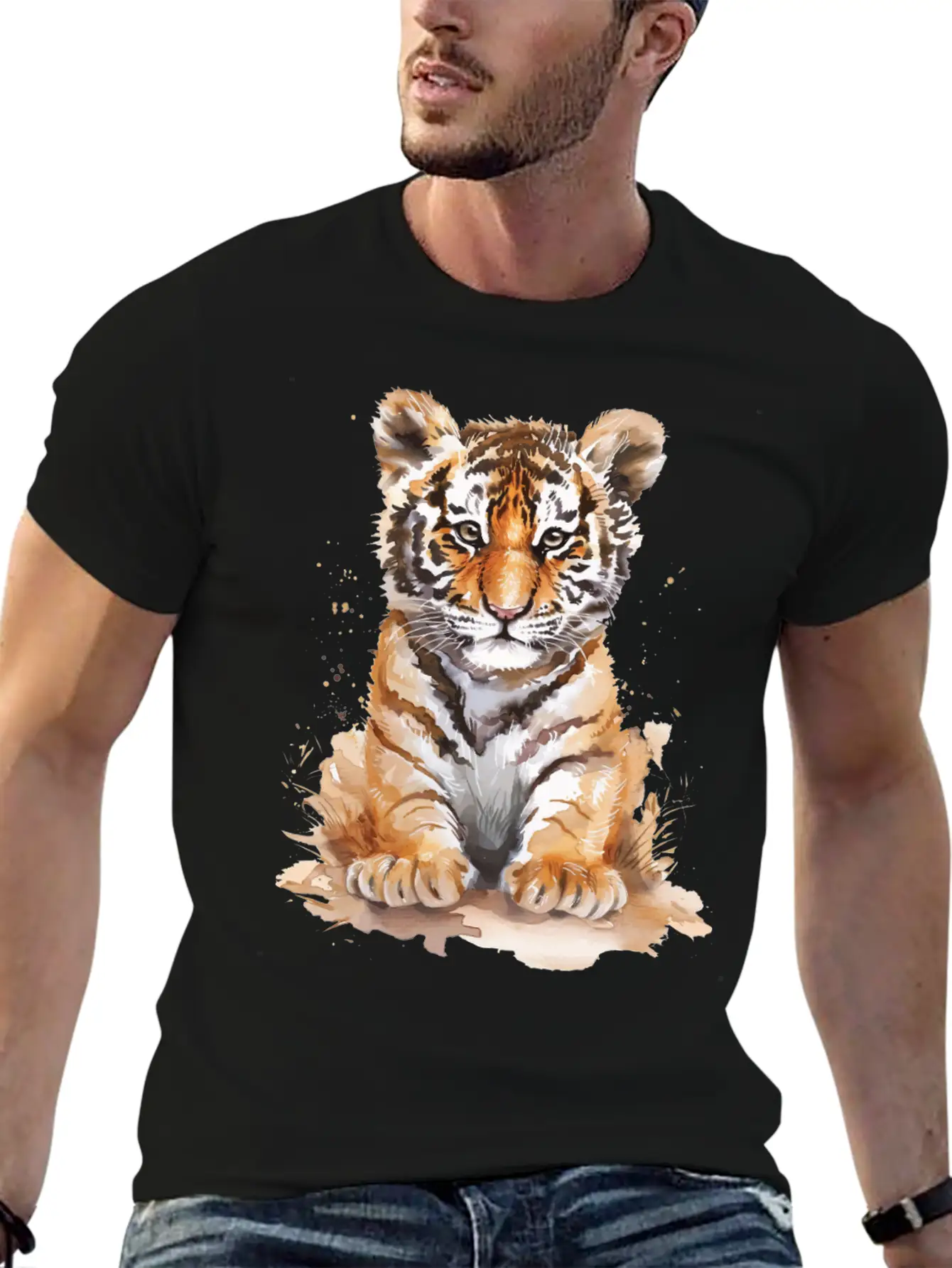 Tiger Unisex Casual T-Shirt – Clean Design For Daily Comfort