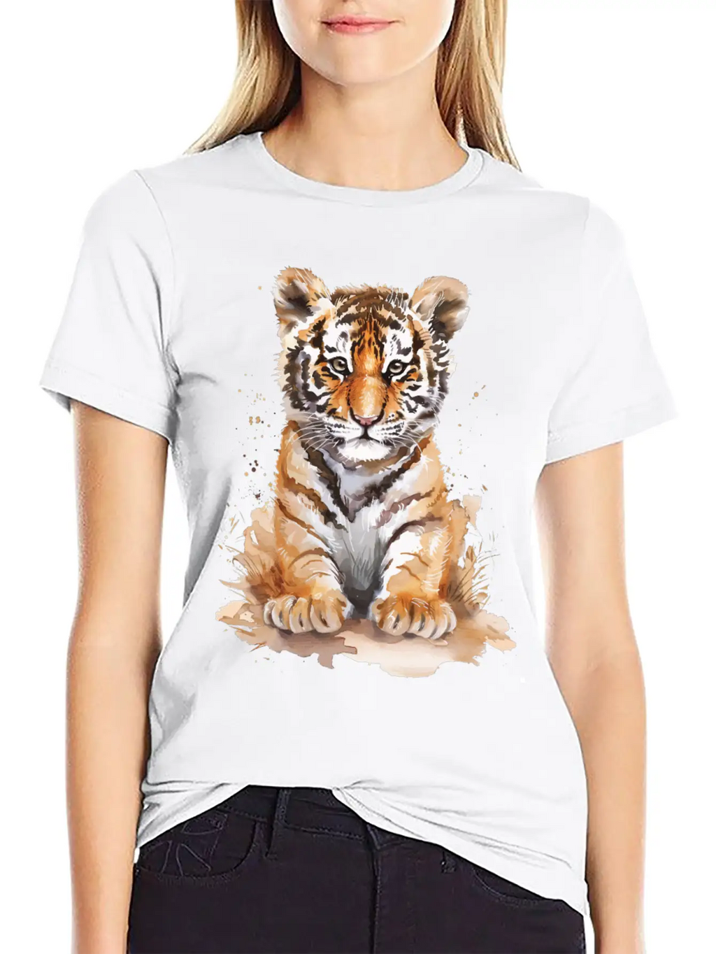Tiger Unisex Casual T-Shirt – Clean Design For Daily Comfort