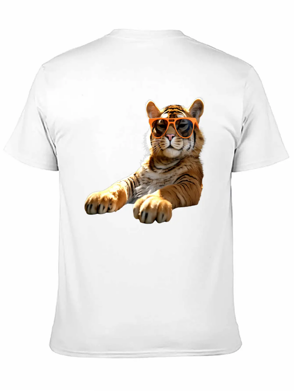 Tiger With Sunglasses I Love Tigers Wild Big Cats Stylish Everyday T-Shirt – Unisex Basic Cotton Tee