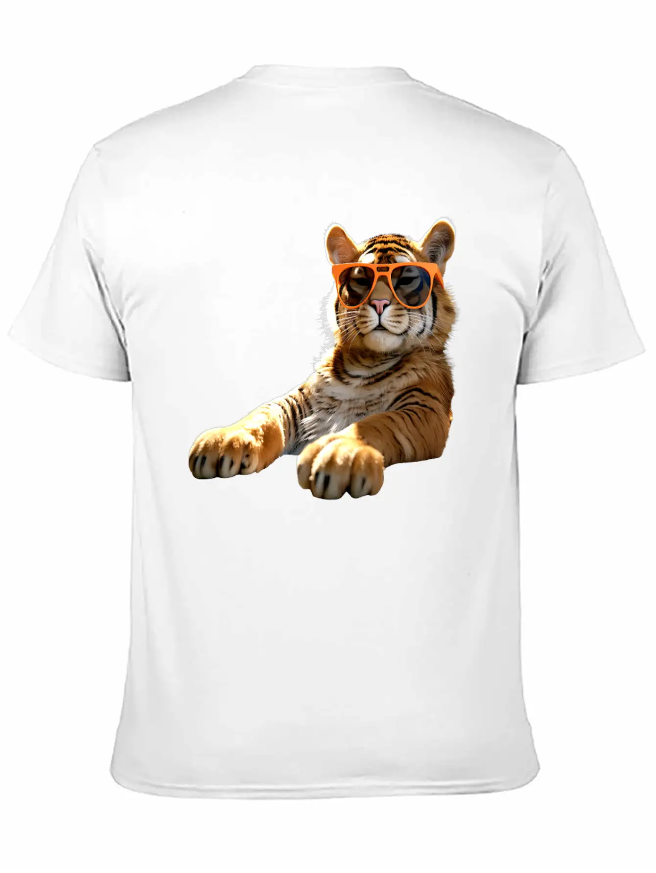 Tiger With Sunglasses I Love Tigers Wild Big Cats Stylish Everyday T-Shirt – Unisex Basic Cotton Tee