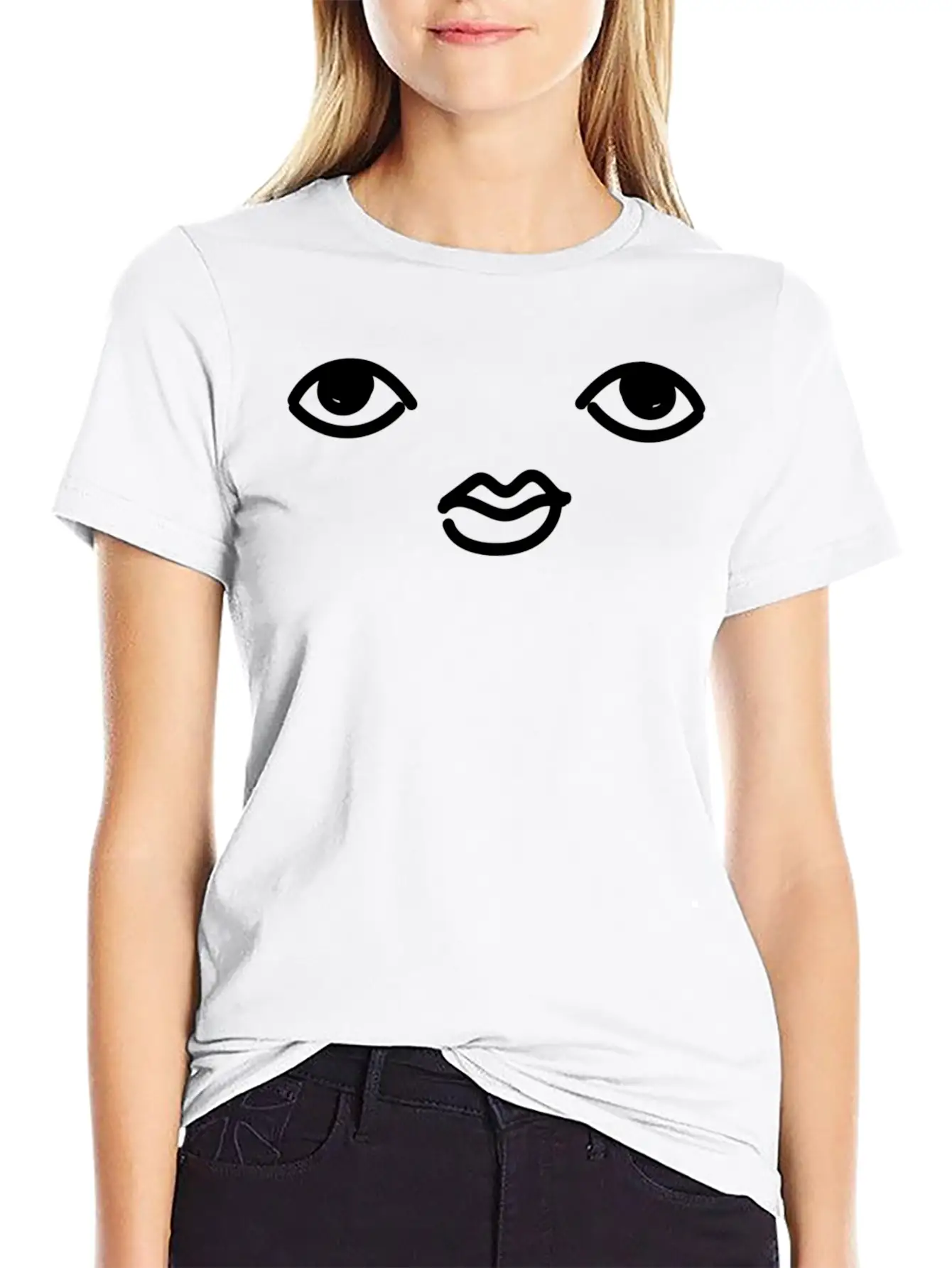 Tiktok Face Breathable Soft Cotton T-Shirt – Timeless Casual Look
