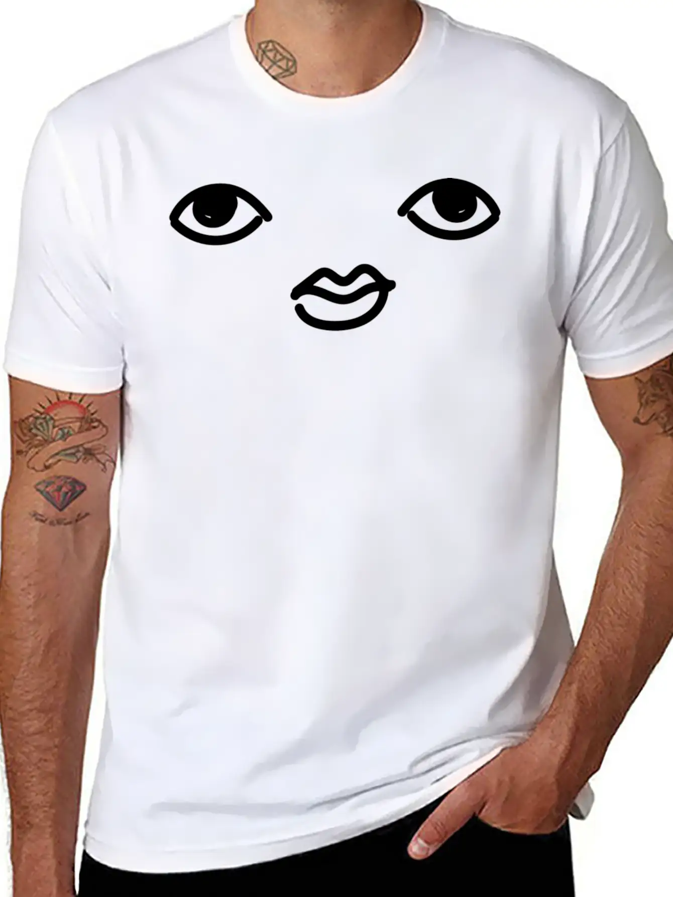 Tiktok Face Breathable Soft Cotton T-Shirt – Timeless Casual Look