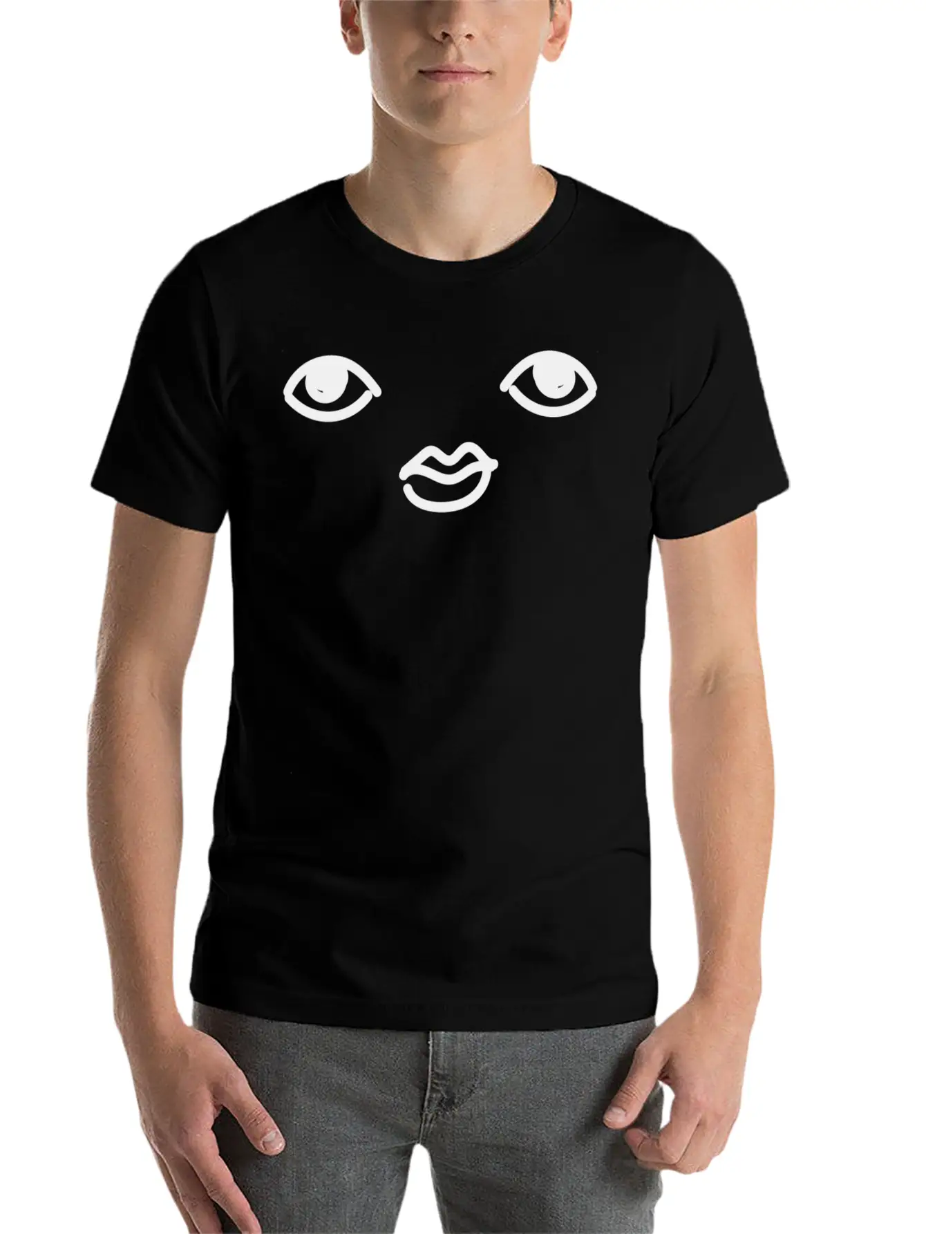 Tiktok Face Breathable Soft Cotton T-Shirt – Timeless Casual Look