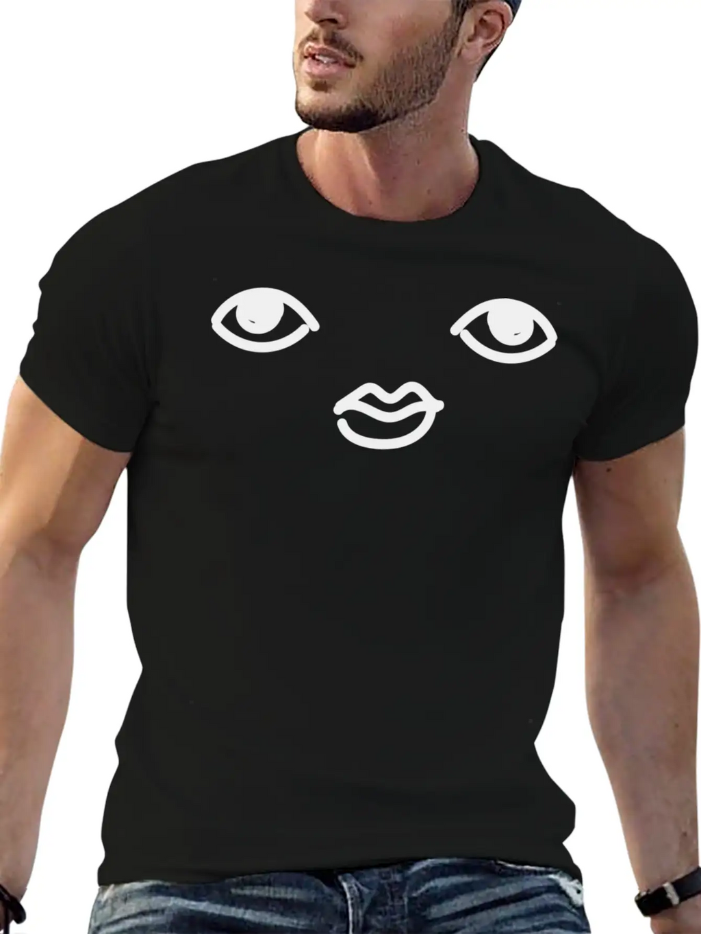 Tiktok Face Breathable Soft Cotton T-Shirt – Timeless Casual Look